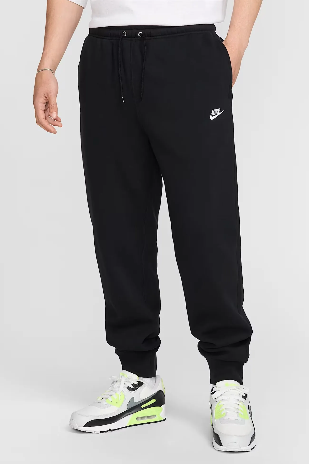 Fashionable Appeal Nike Club BB Jogger Black White
