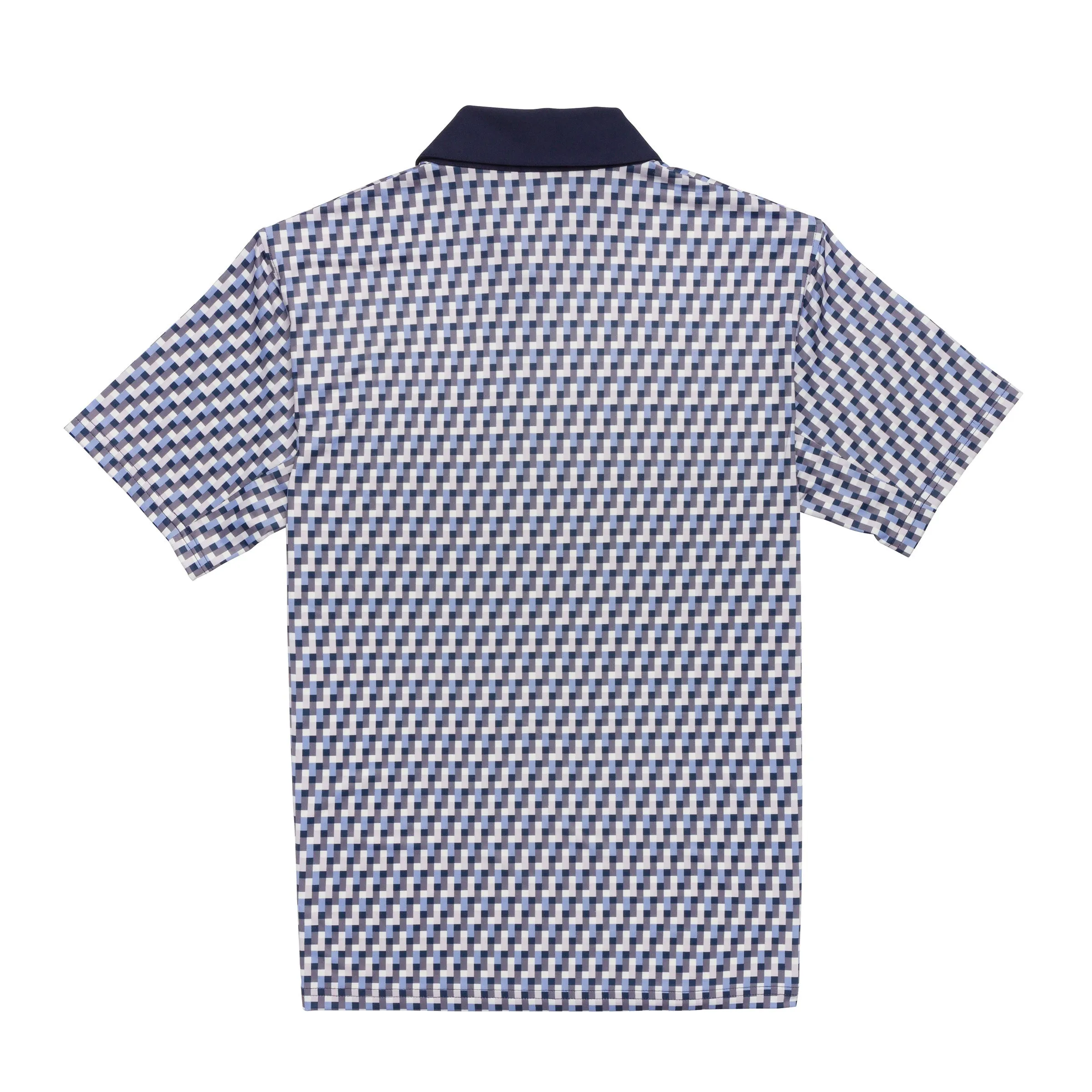 Sporty Layers RADMOR Taylor Recycled Tetris Polo - Navy