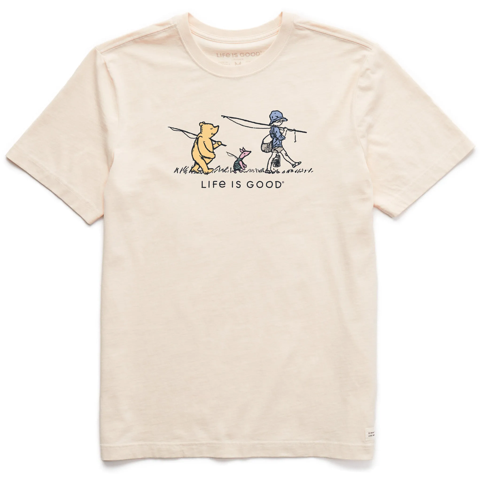 Men's Gone Fishin' Winnie Short Sleeve Crusher Tee Fashion-Ready