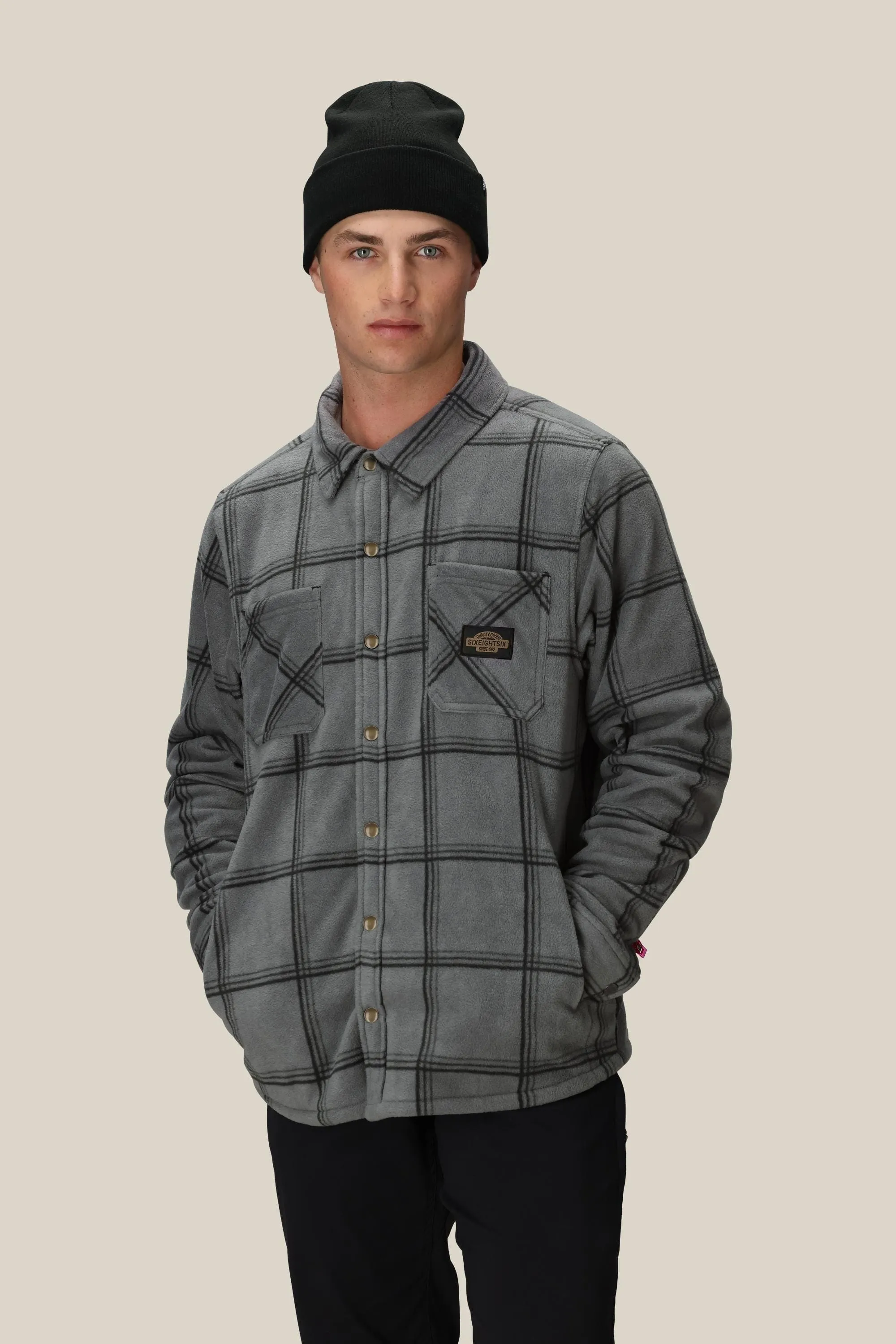 686 Men's Sierra Fleece Flannel Glitter Fit