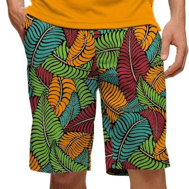 Active Wear Shorts Loudmouth Golf: Men's Shorts - Fronds Klammer (Size 32)