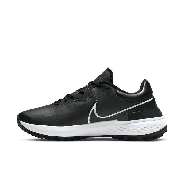 Nike Men's Infinity Pro 2 Golf Shoes - Black/Dark Smoke Slip Resistant All Weather Quick Pack
