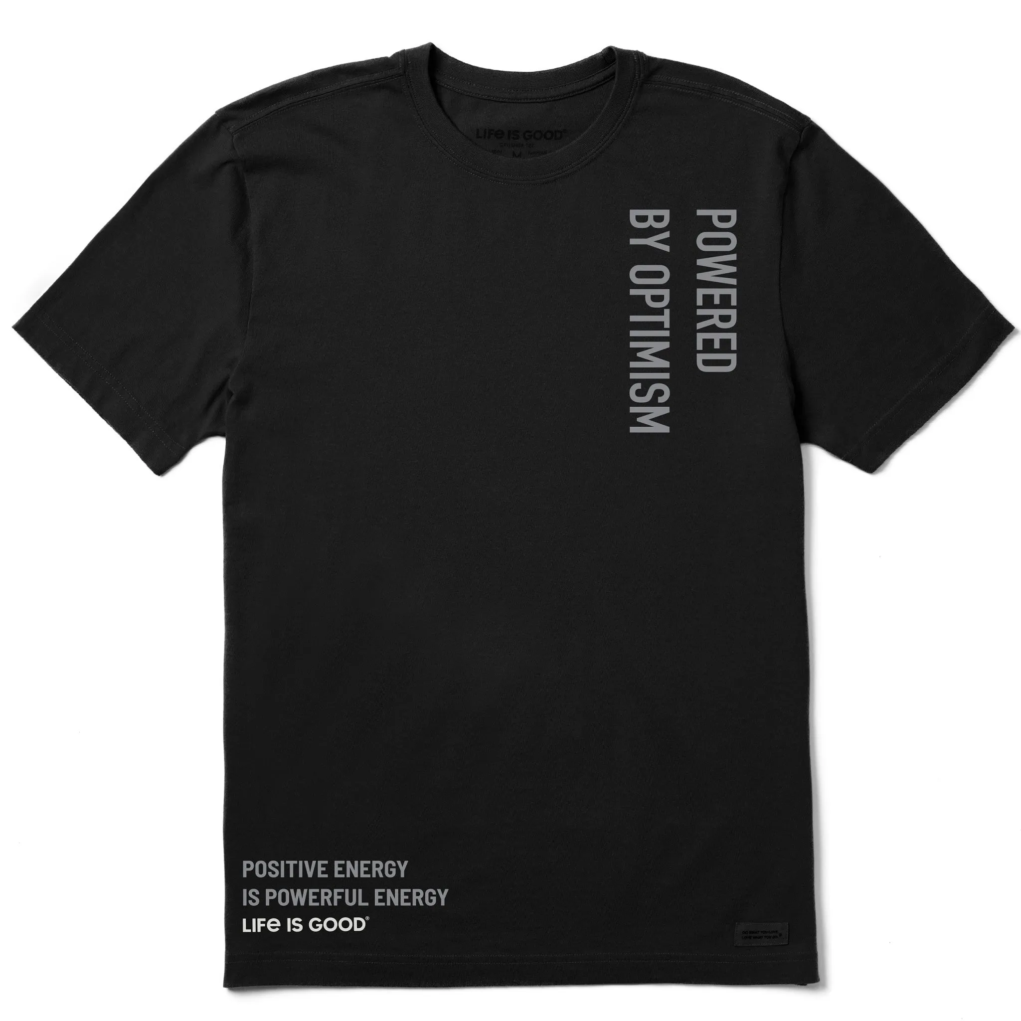 Men's Powered by Optimism Stack Short Sleeve Crusher Tee Sport Performance Design
