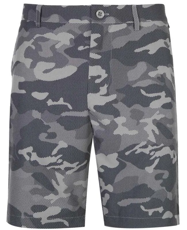 Non Restrictive Cut Sporty Vibes Tattoo Golf: Men's Camo X Cool-Stretch Golf Shorts - Grey