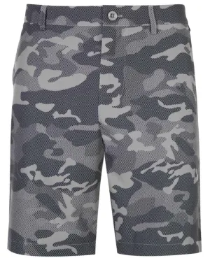 Non Restrictive Cut Sporty Vibes Tattoo Golf: Men's Camo X Cool-Stretch Golf Shorts - Grey