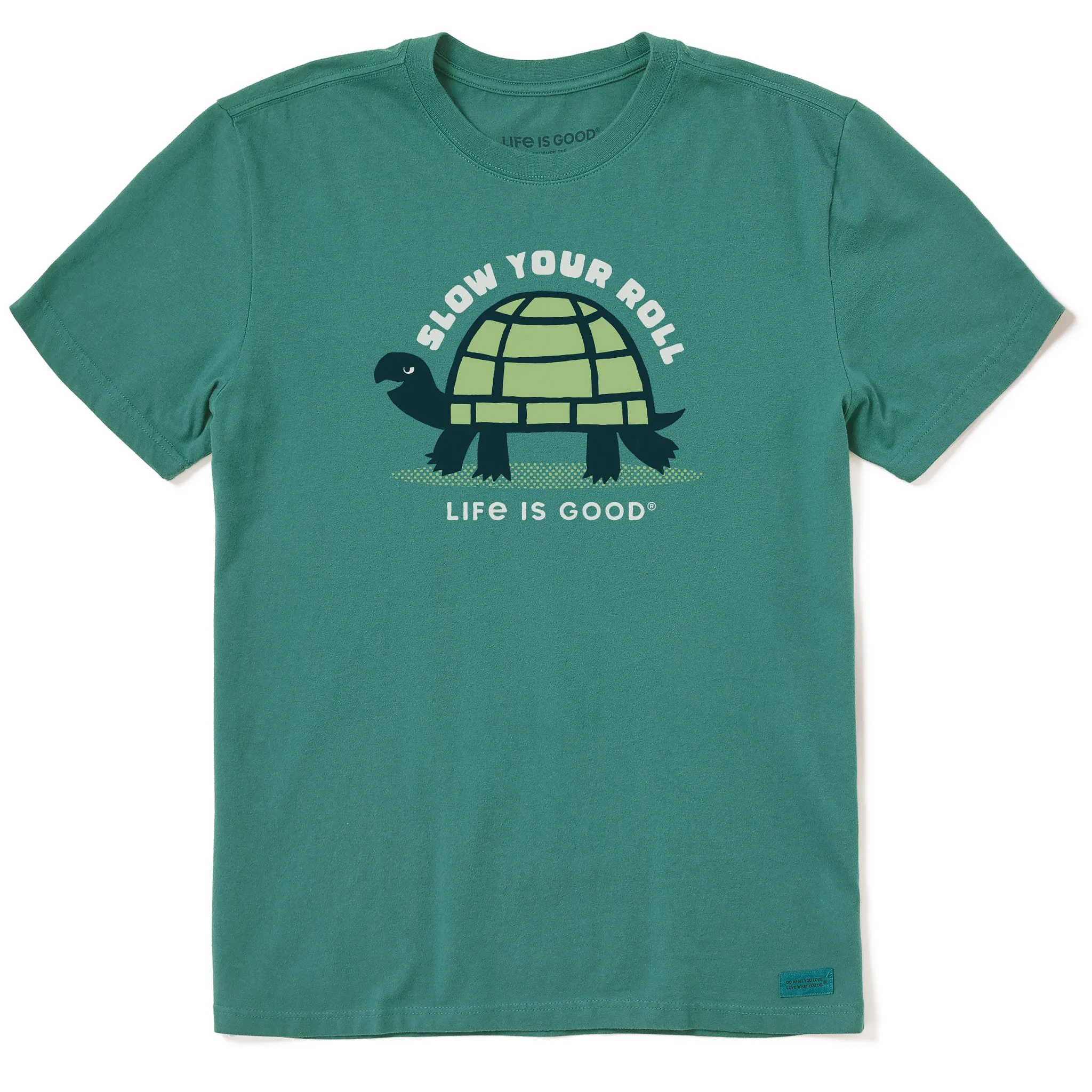 Ruffled edges All-Day Comfort Wear Men's Slow Your Roll Short Sleeve Crusher Tee