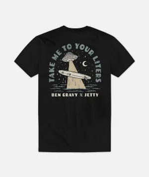 Take Me To Your Liters - Black ColorfastFabricTech