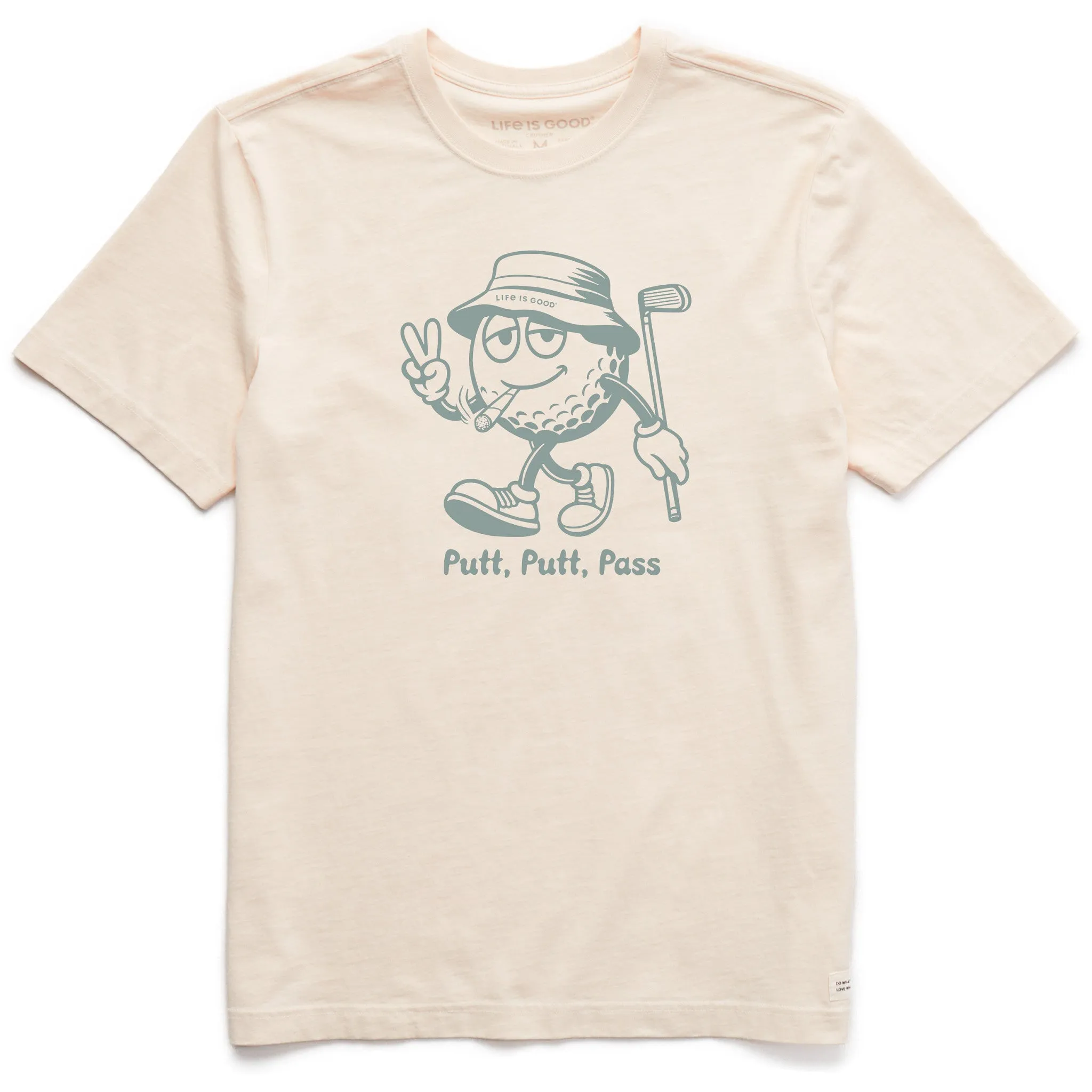 Men's Putt, Putt, Pass Short Sleeve Crusher Tee ComfortFirst