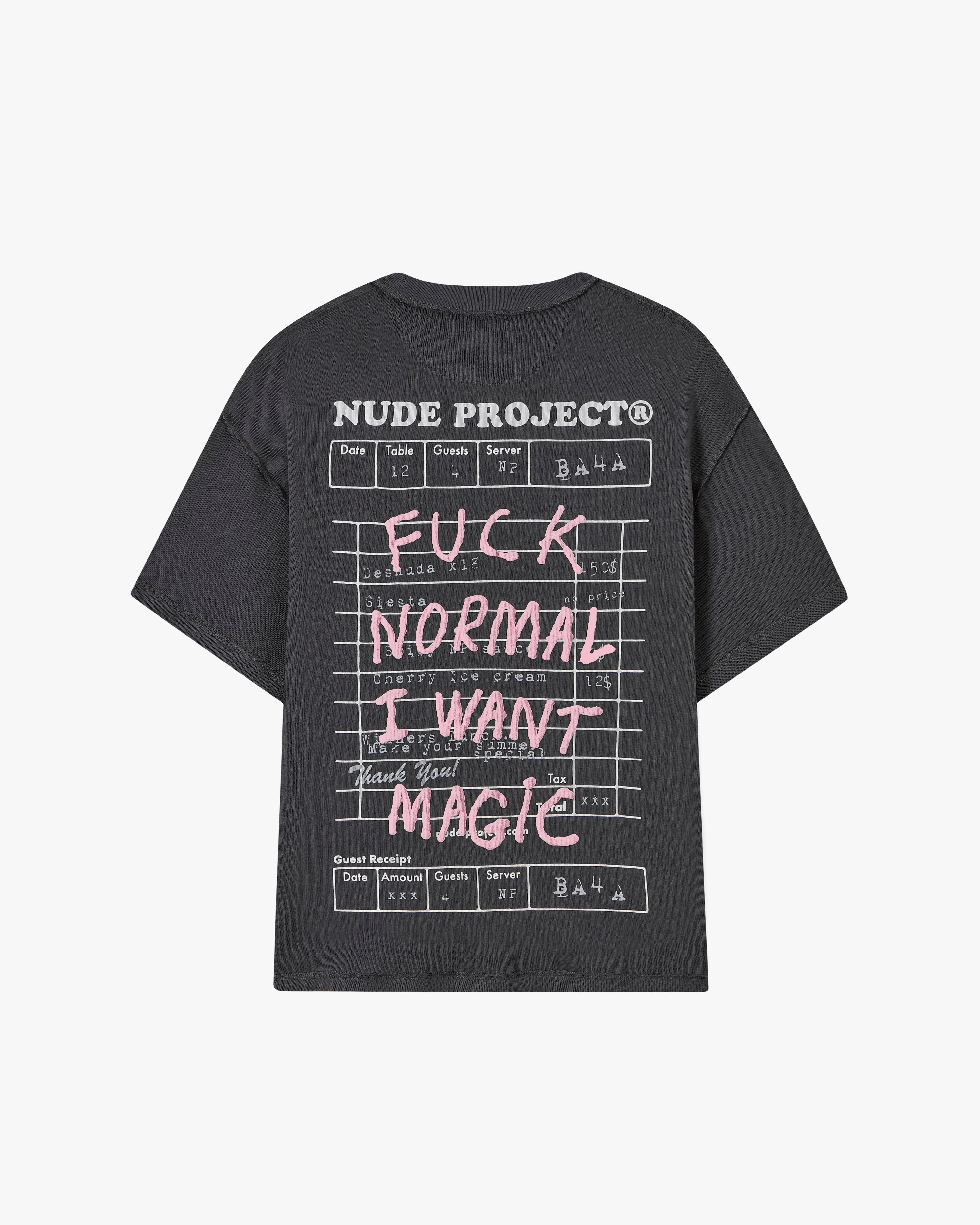 Fuck Normal Tee Ash Slim Silhouette Chic Look
