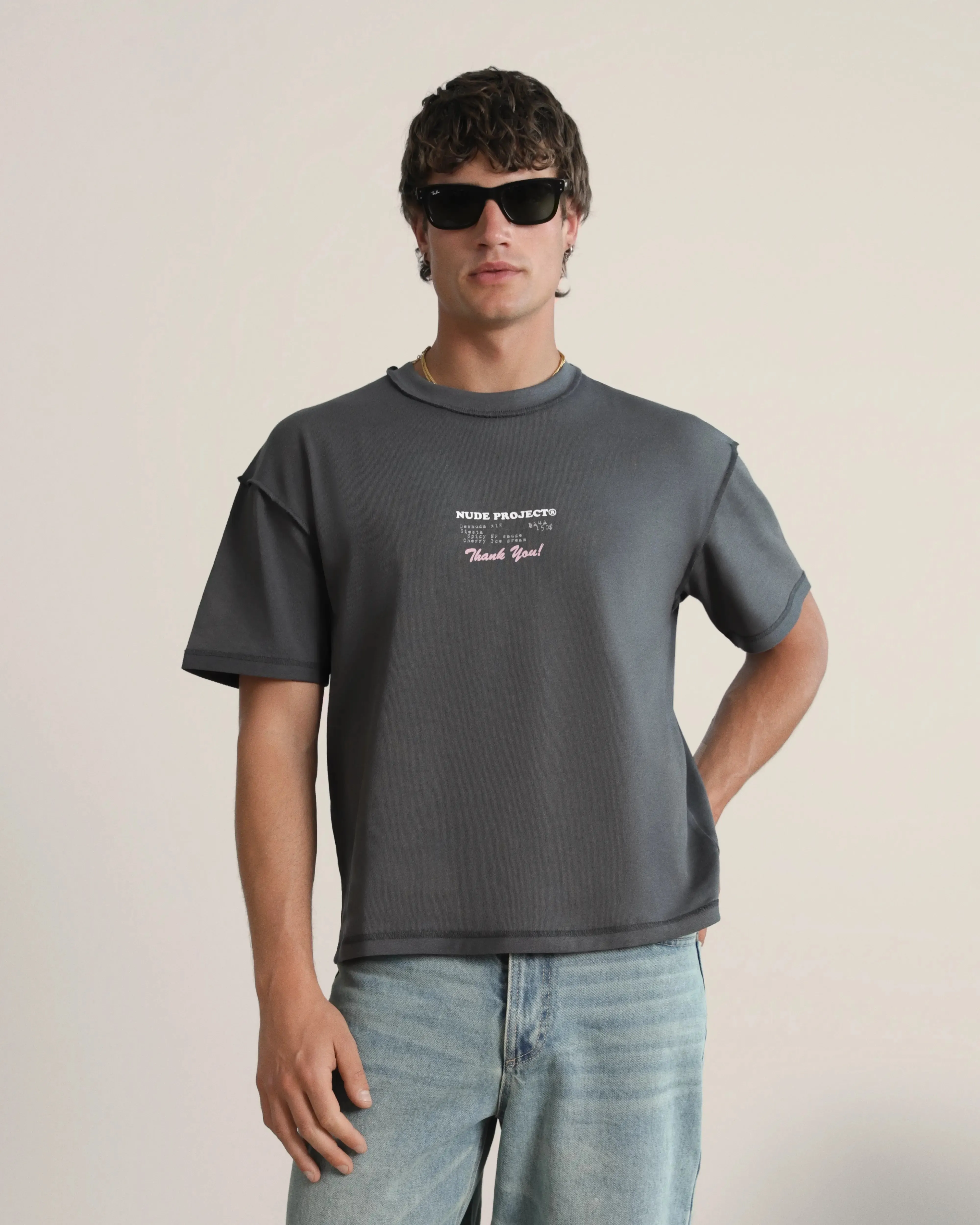 Fuck Normal Tee Ash Summer Style Flexible stretch