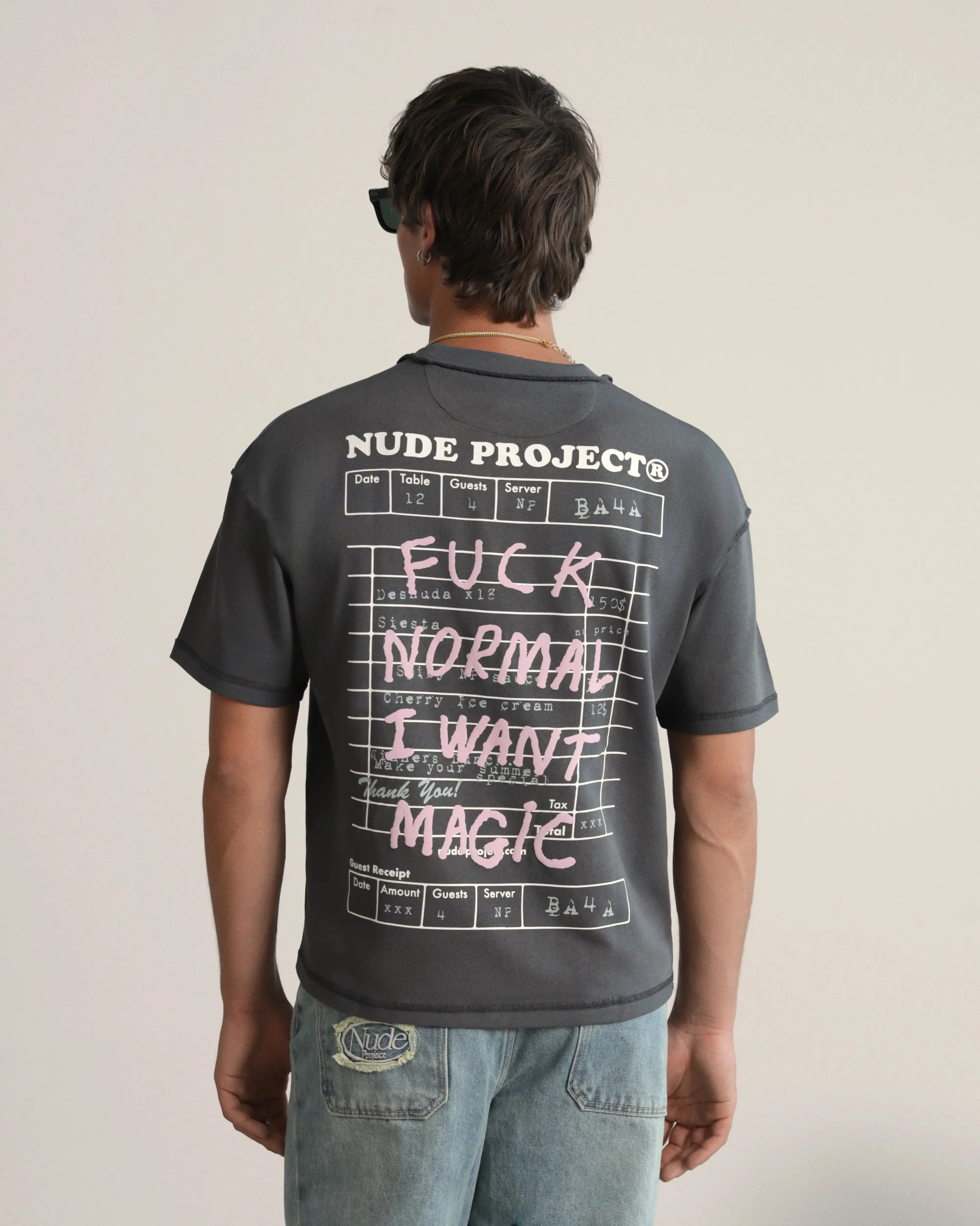 Breathable Comfort Fuck Normal Tee Ash