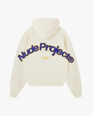 Brunch Style Beast Zip-Up Hoodie Marshmellow