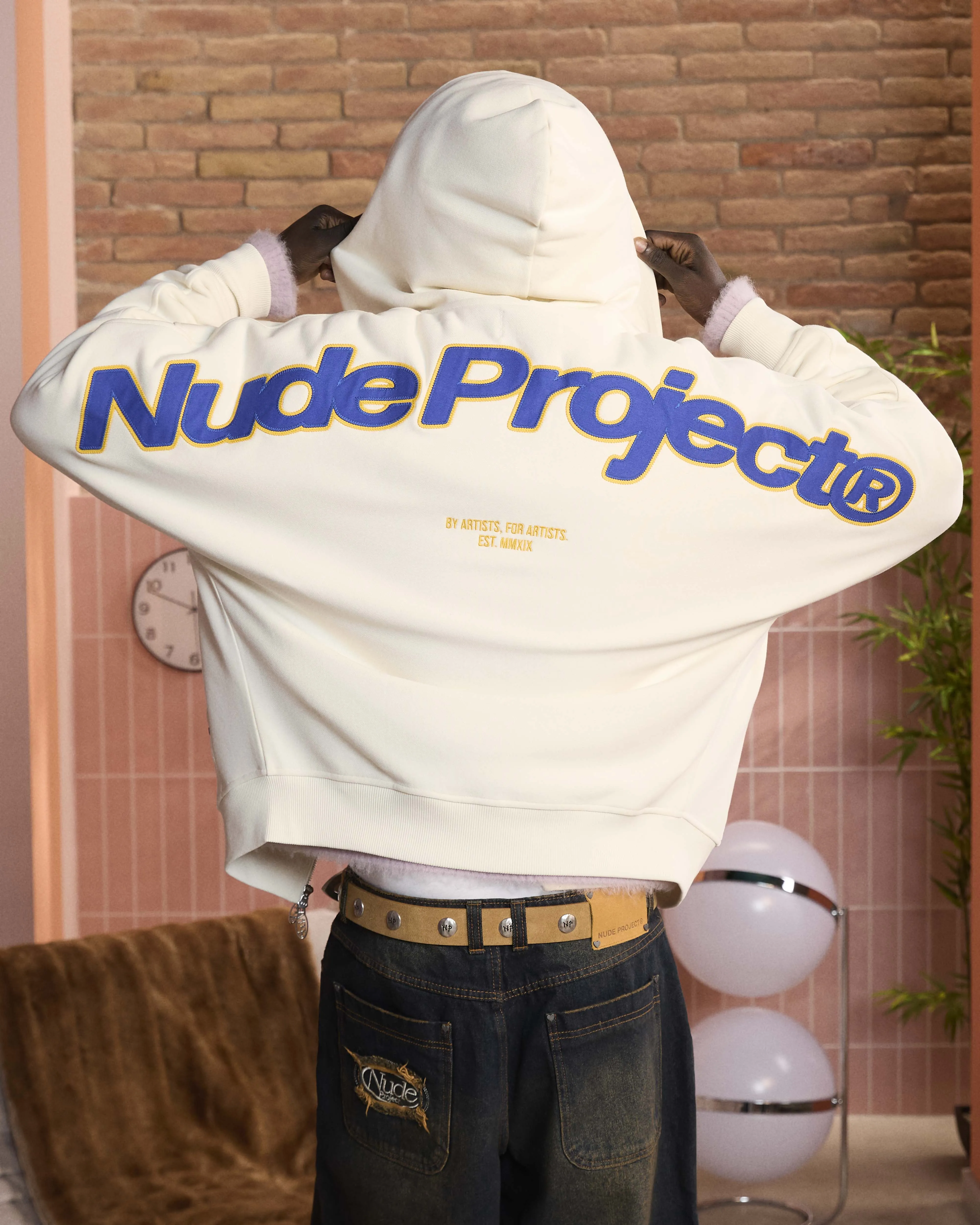 Beast Zip-Up Hoodie Marshmellow Beach Wear