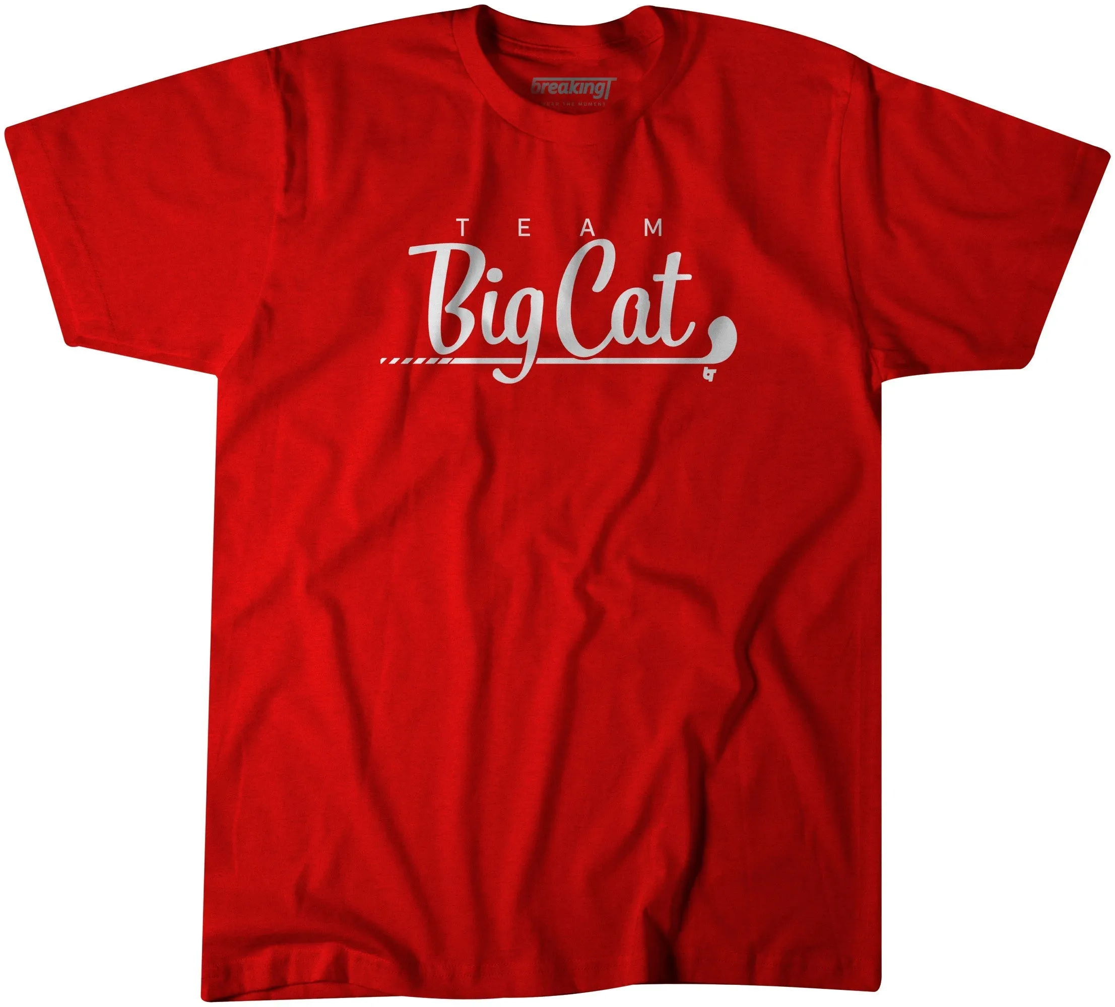 BreakingT Team Big Cat Shirt Minimal Design