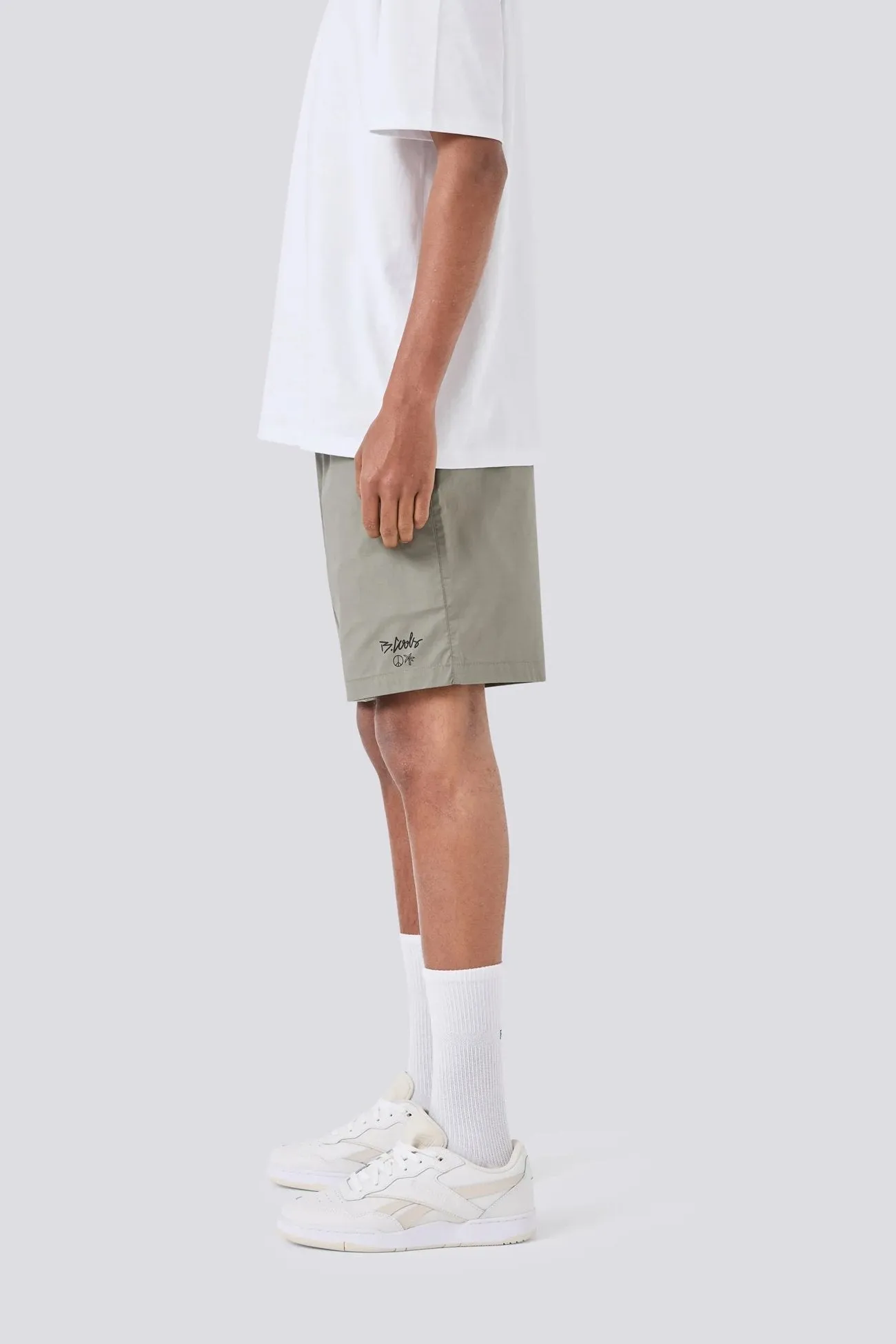 YC Short Army Clean Aesthetic