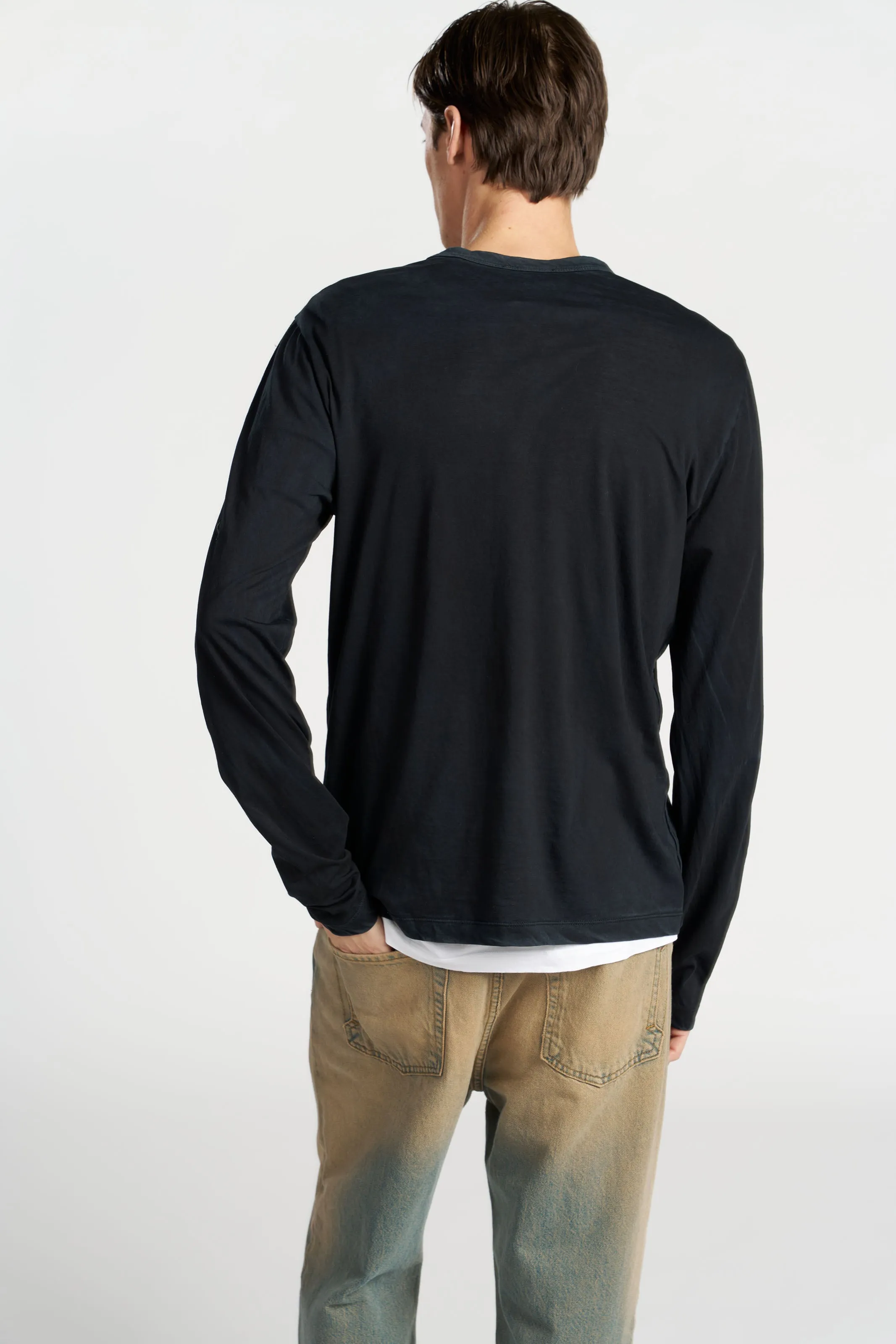 Classic Crew Long Sleeve Shirt Smart Layering Perfect Wear