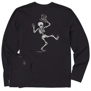 Comfortable apparel Men's Shake Your Bones Long Sleeve Crusher Tee