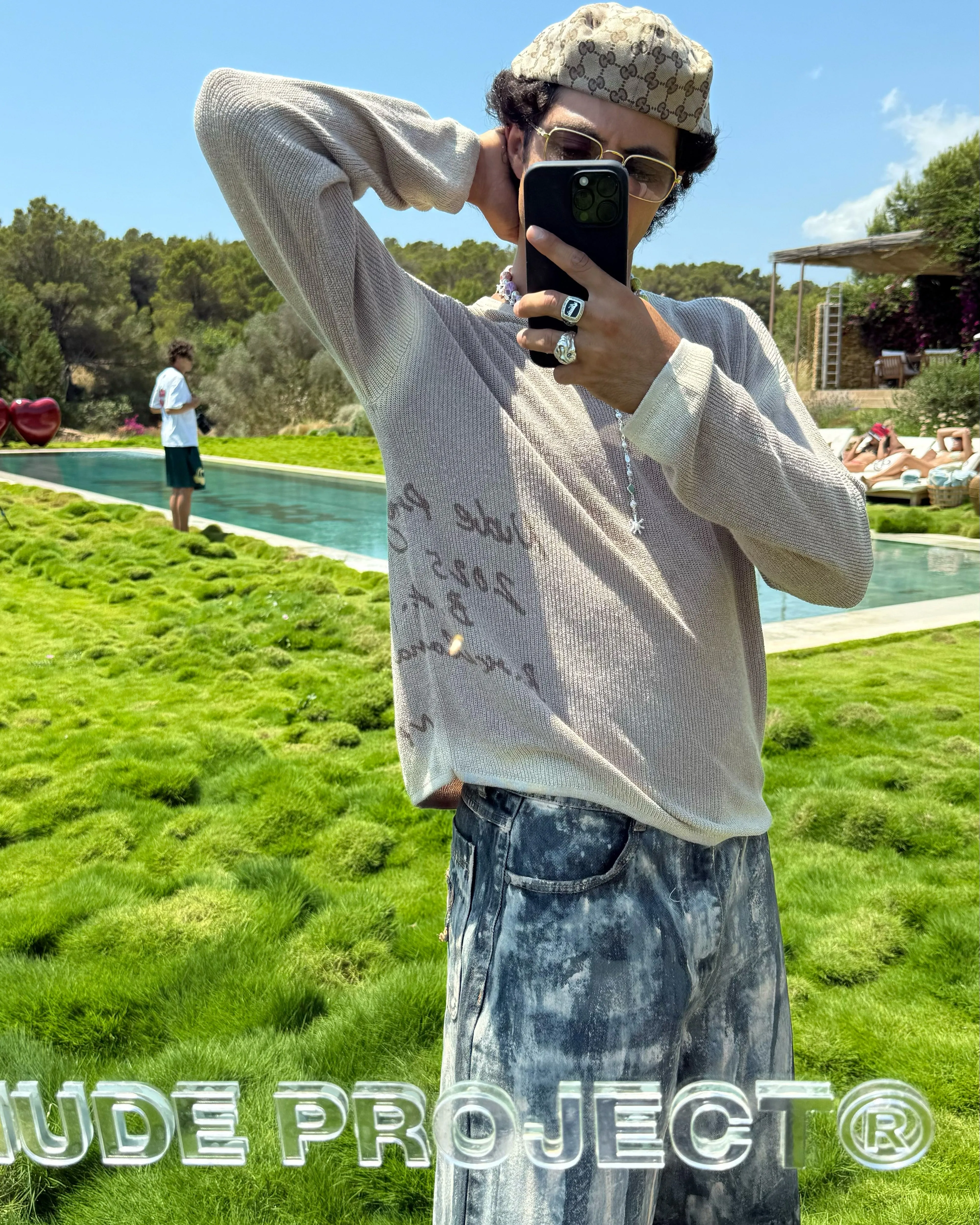 Stay Simple Street Casual Local Knit Brown