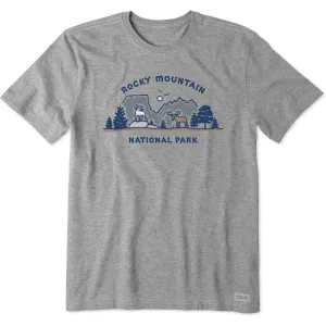 Perfect Comfort Light Wear Men's Rocky Mountain Vista Short Sleeve Tee