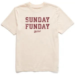 Men's Sunday Funday Short Sleeve Crusher-LITE Tee Formal Style Active Outfit