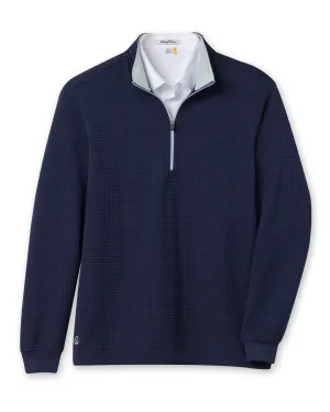 Optic Quarter Zip - Indigo Ventilation Panel Design