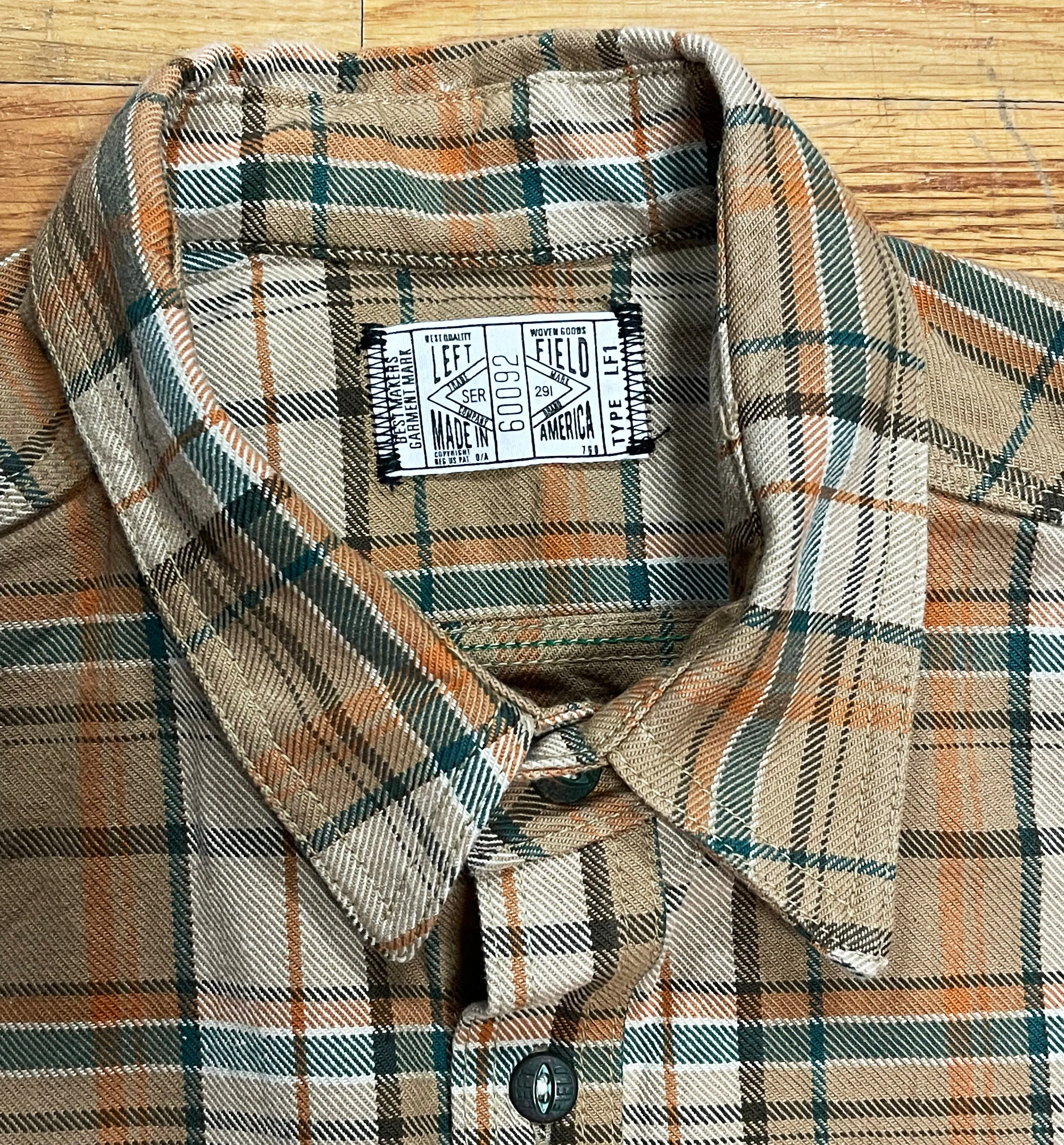 Desert Heavyweight Tartan Twill Work Shirt with LF Buttons adults'