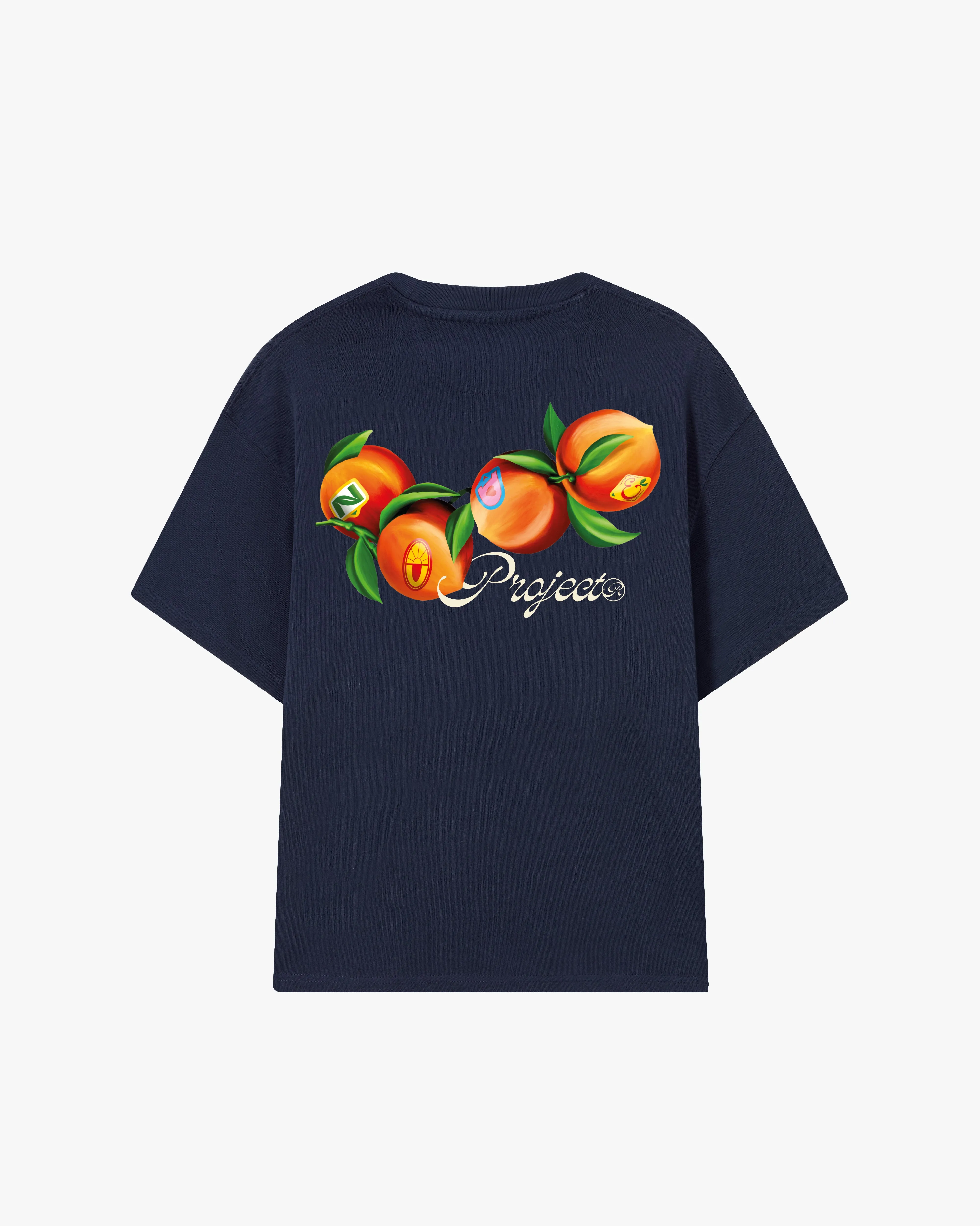 Perfect Style Low Impact Processing Peach Tee Navy