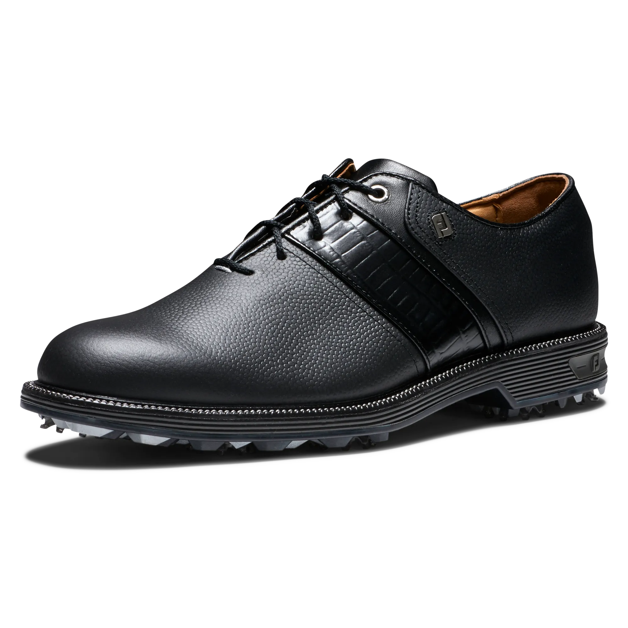 FootJoy Men's Premiere Packard Series Golf Shoe- Black Step Boost Durable Sole
