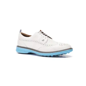 Performance Motion Stability Support Legacy Love Spikeless Golf Shoes White