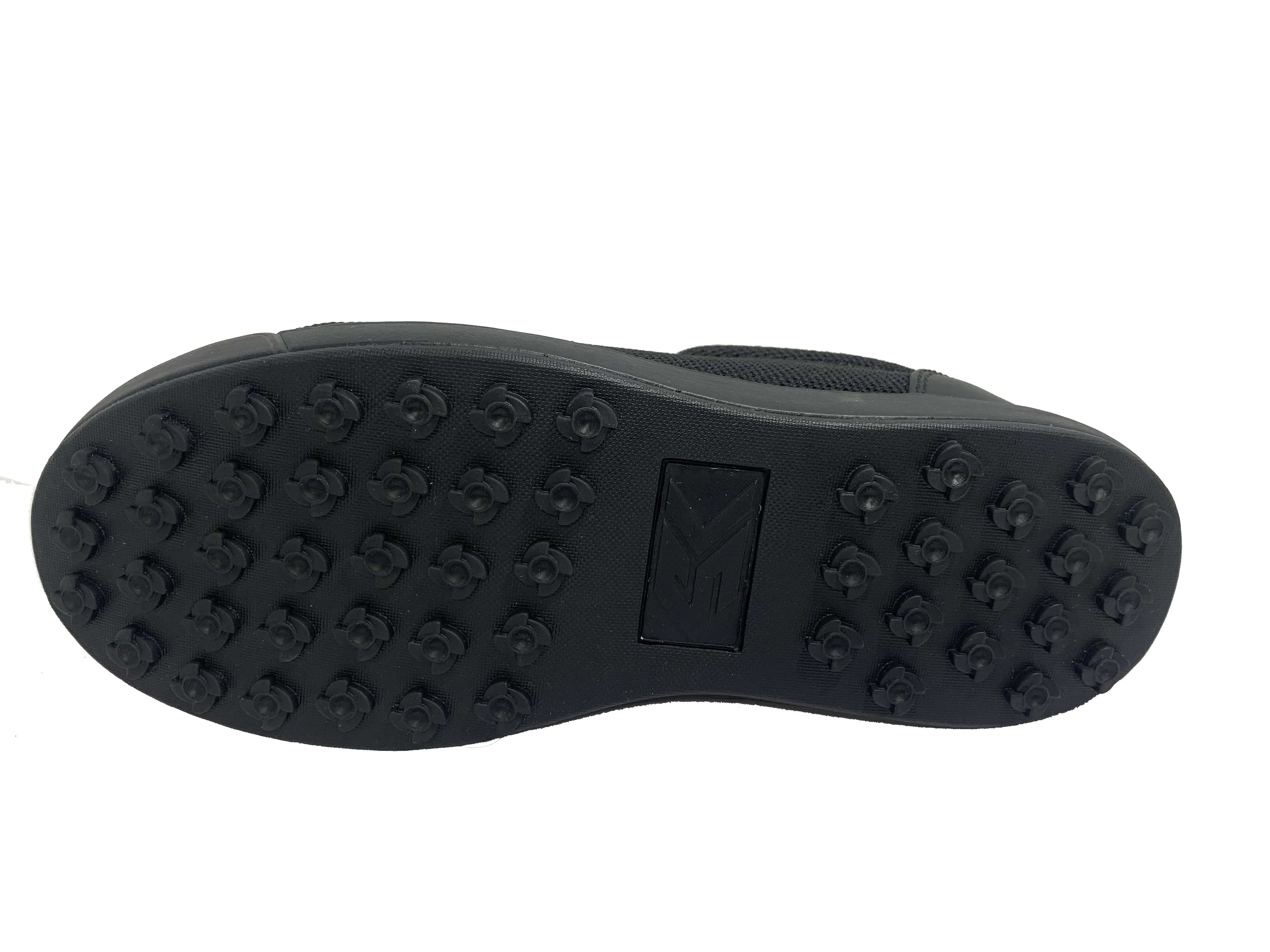 SK??NI Men's Golf Shoe - Solid black Quick Footwear