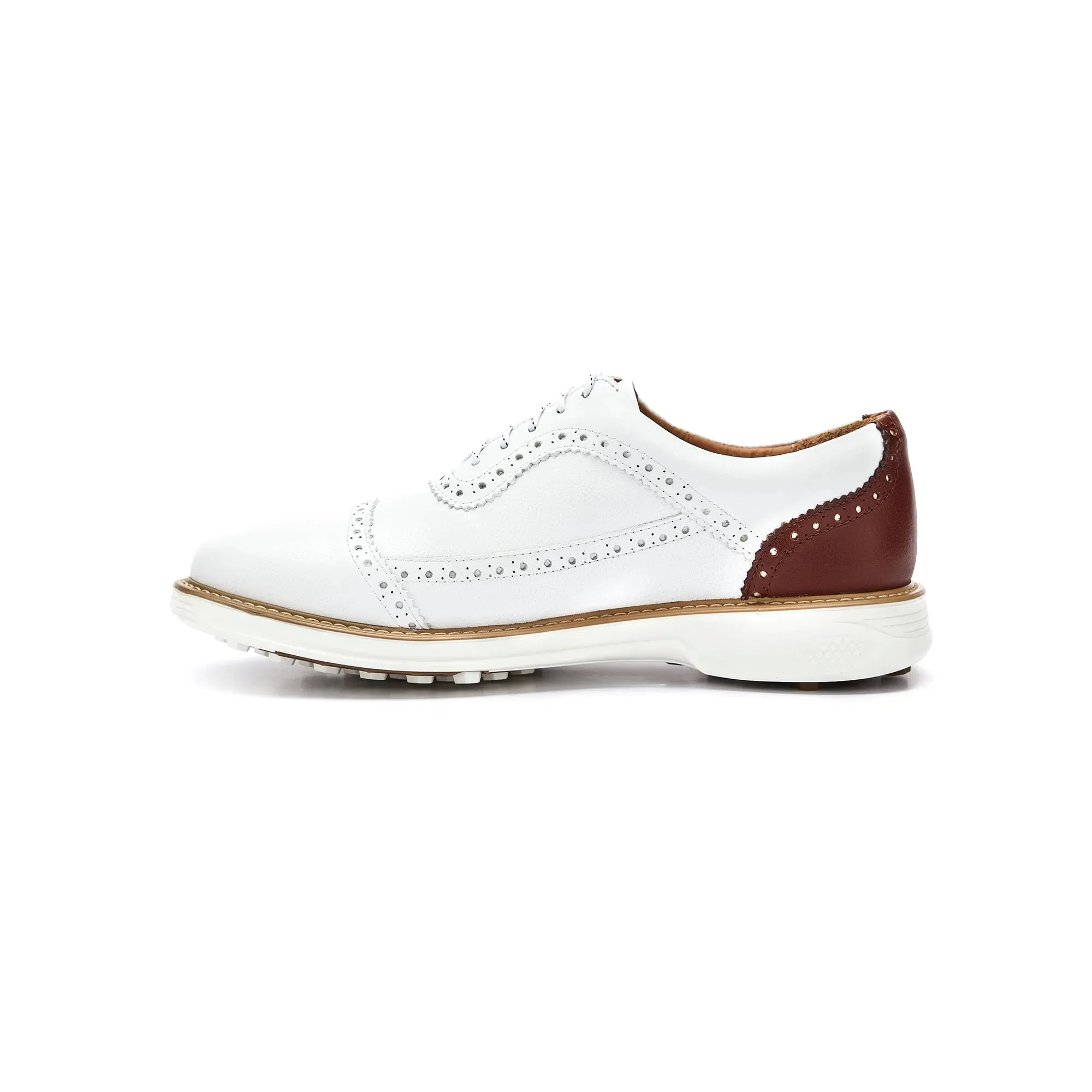 Durable Build True Fit Legacy Hope Spikeless Golf Shoes White Honey