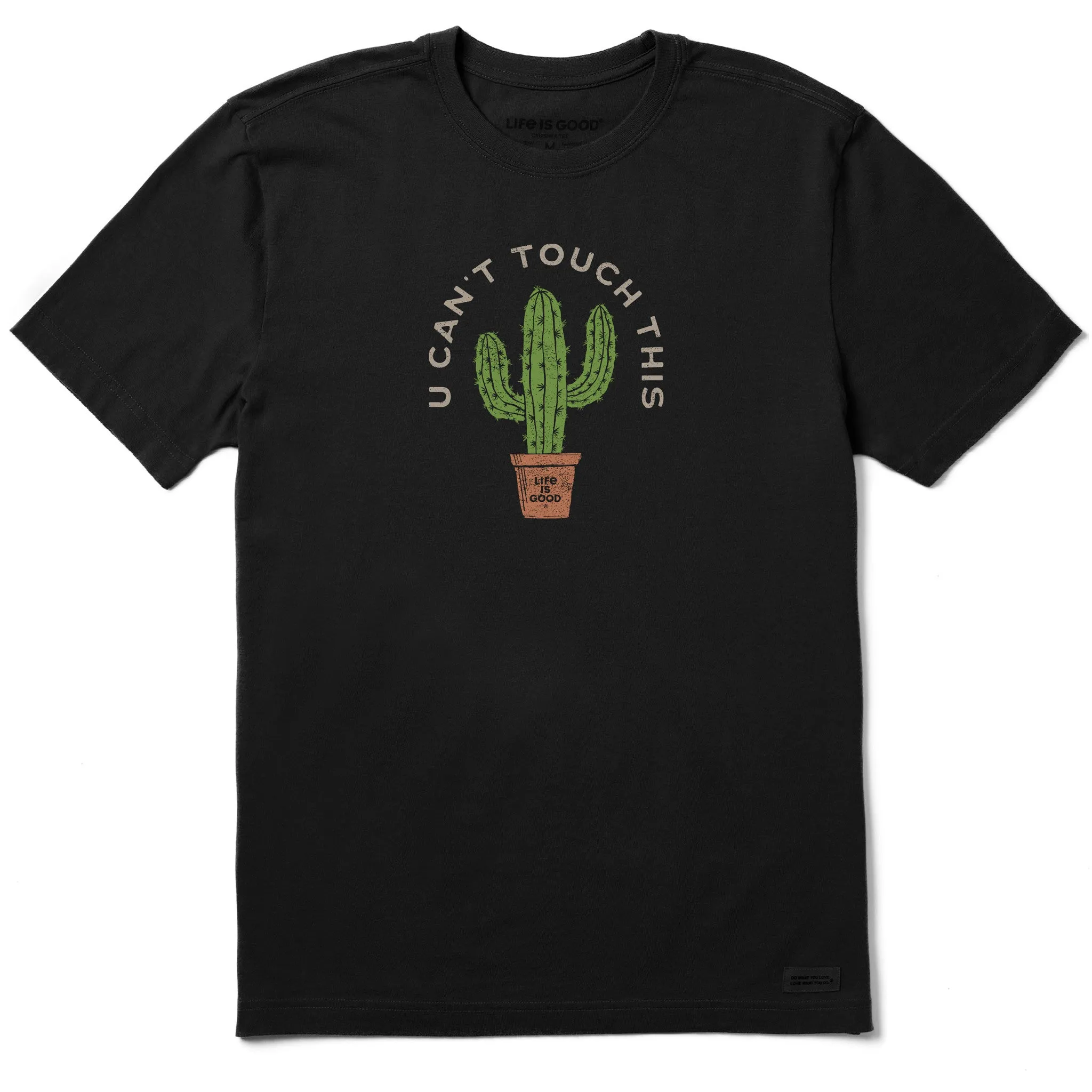 Basic Layer Men's U Can't Touch This Cactus Short Sleeve Crusher Tee