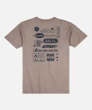 Slim Style Merit Tee - Cinder