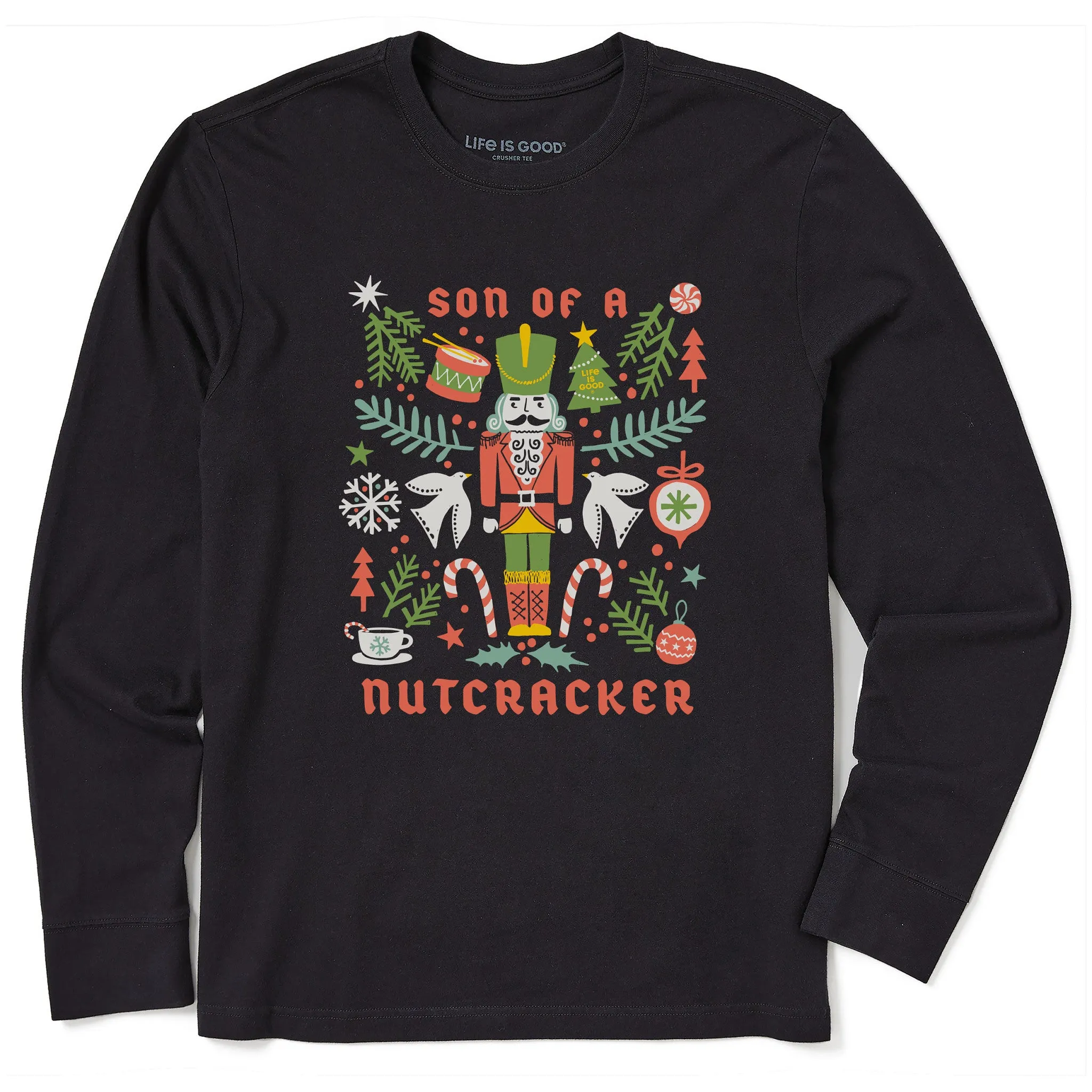 Men's Son of a Nutcracker Long Sleeve Crusher Tee Seasonal Comfort