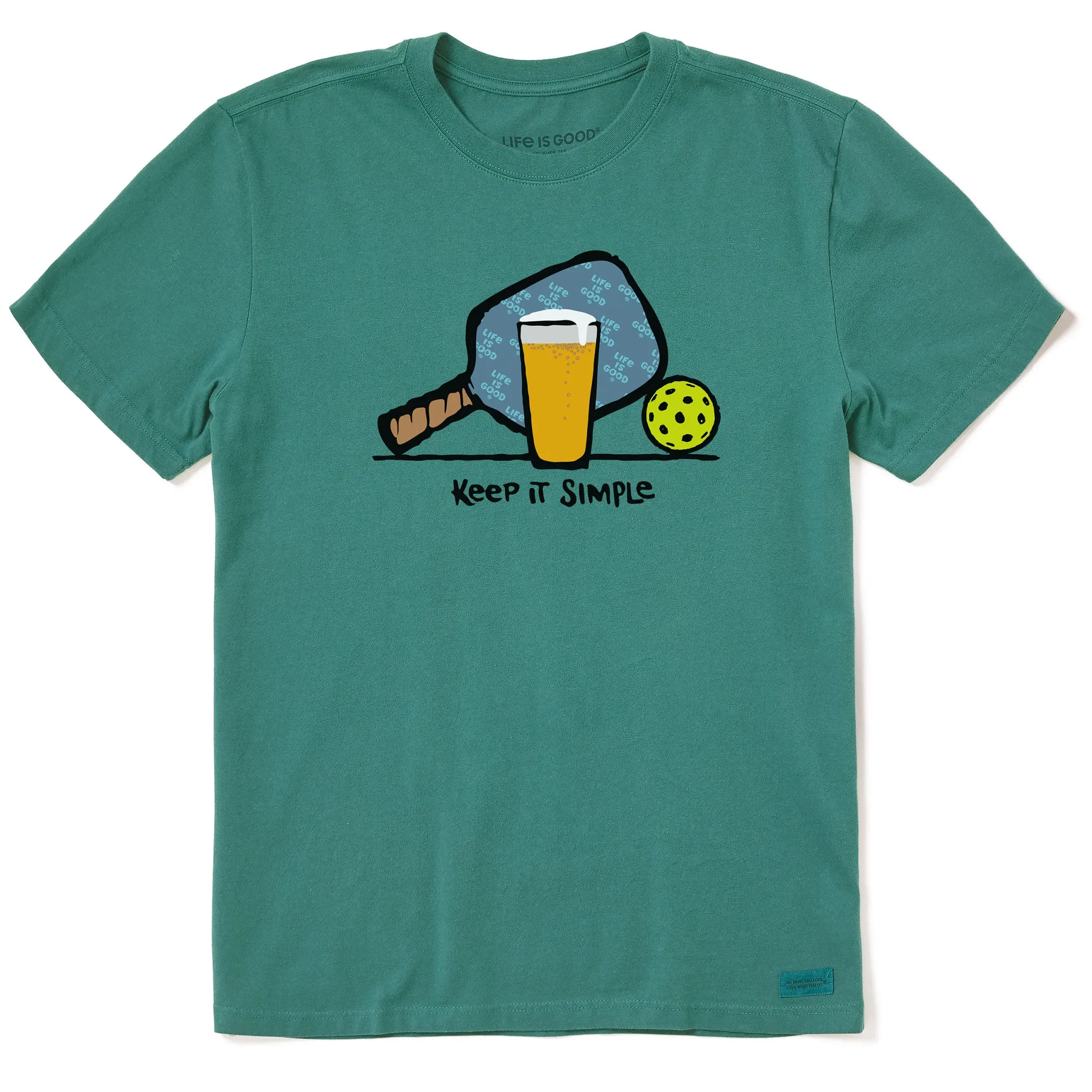Men's Pickleball & Beer Short Sleeve Tee spring fashion