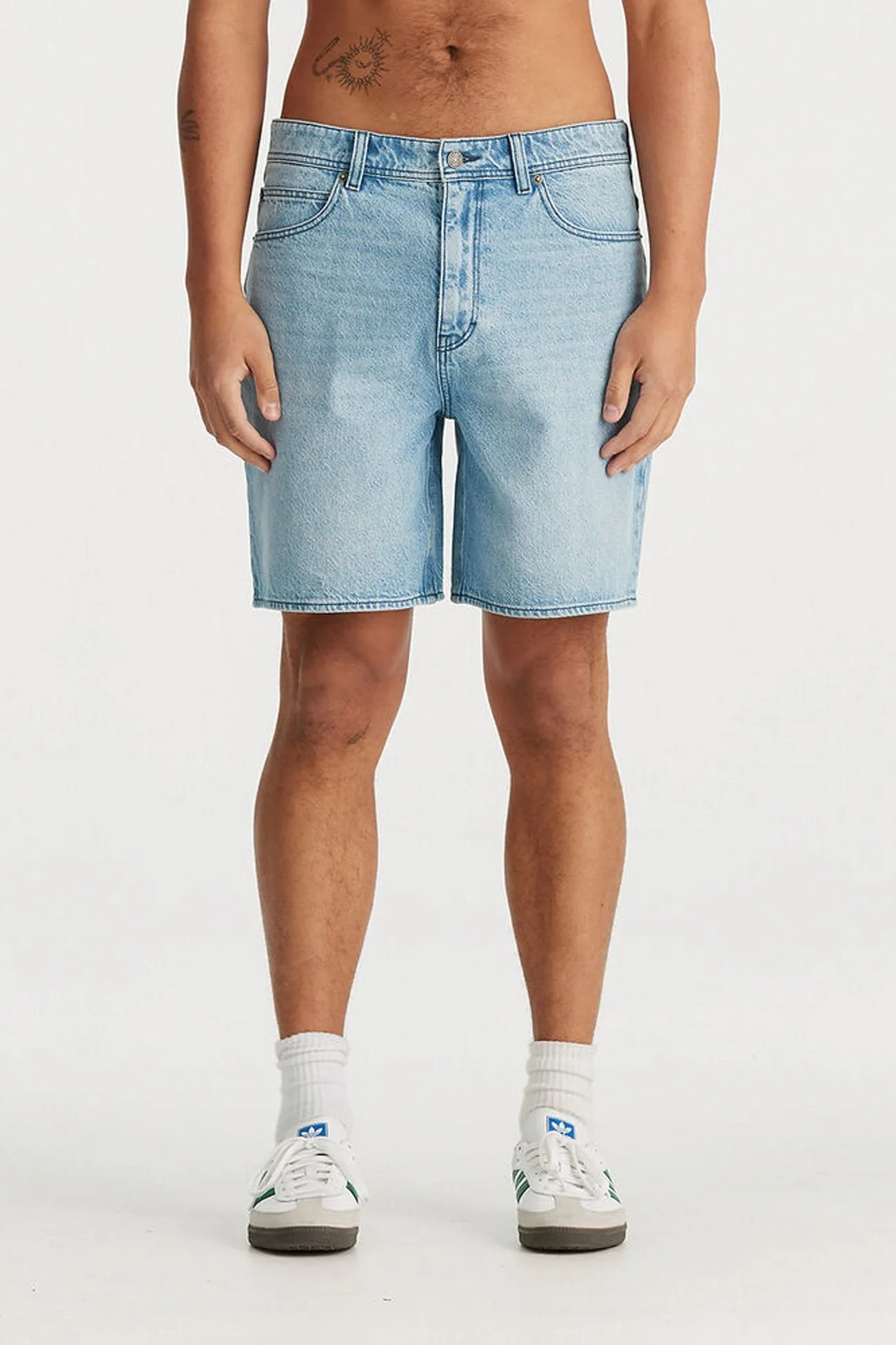L-Four Baggy Short Emerge Indigo Effortless Comfort
