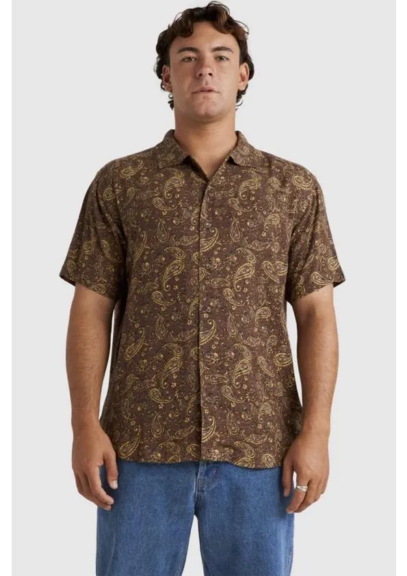 Layering Fashion Tight Fit Atlas II Short Sleeve Shirt Plum