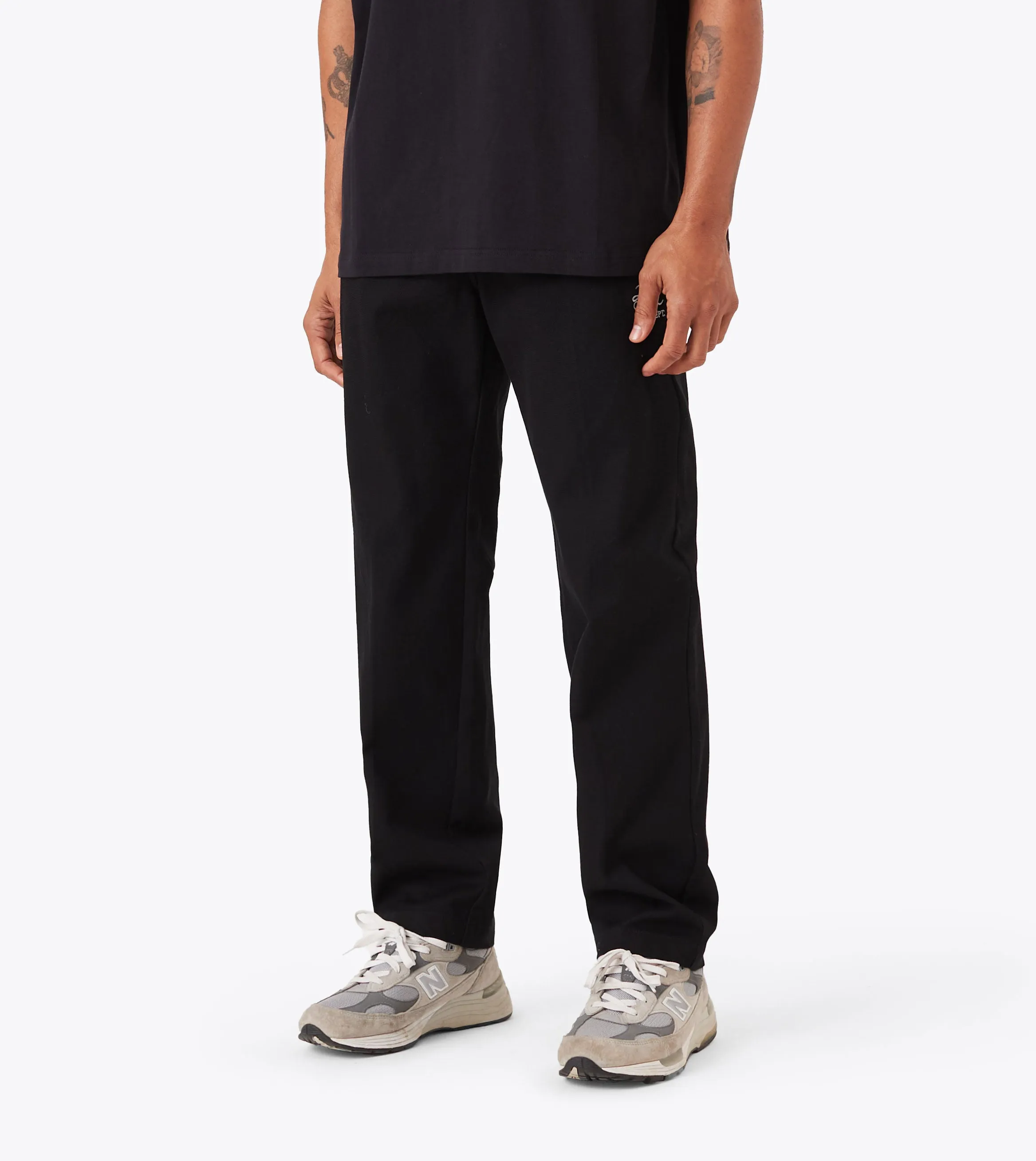 Warm-up Pant Black Cozy Casual Outdoor Flex