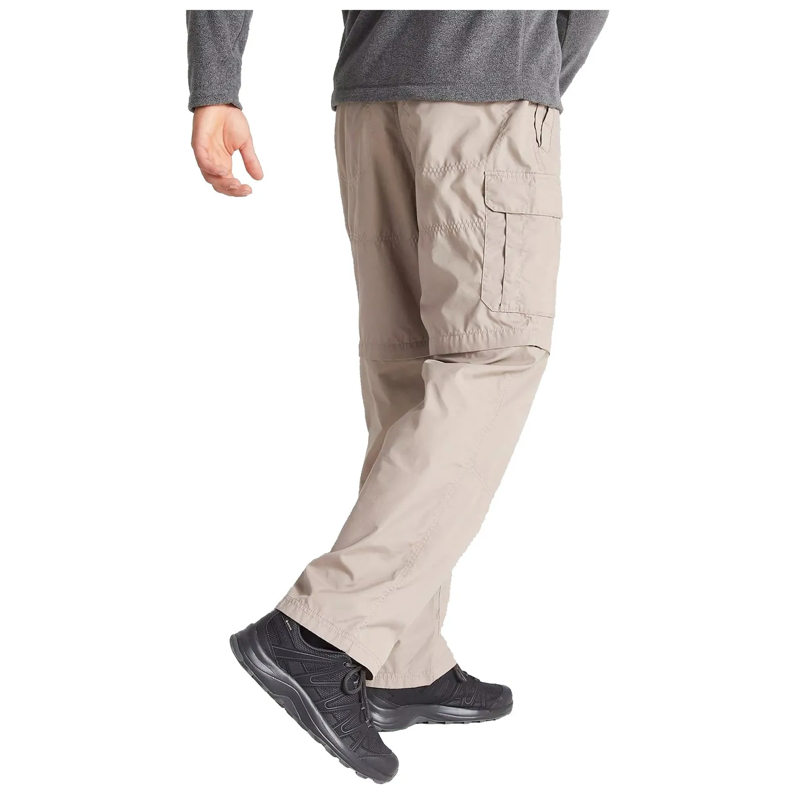 Stretch Support Quick Response Fit Craghoppers Mens Kiwi Convertible Trousers Sand