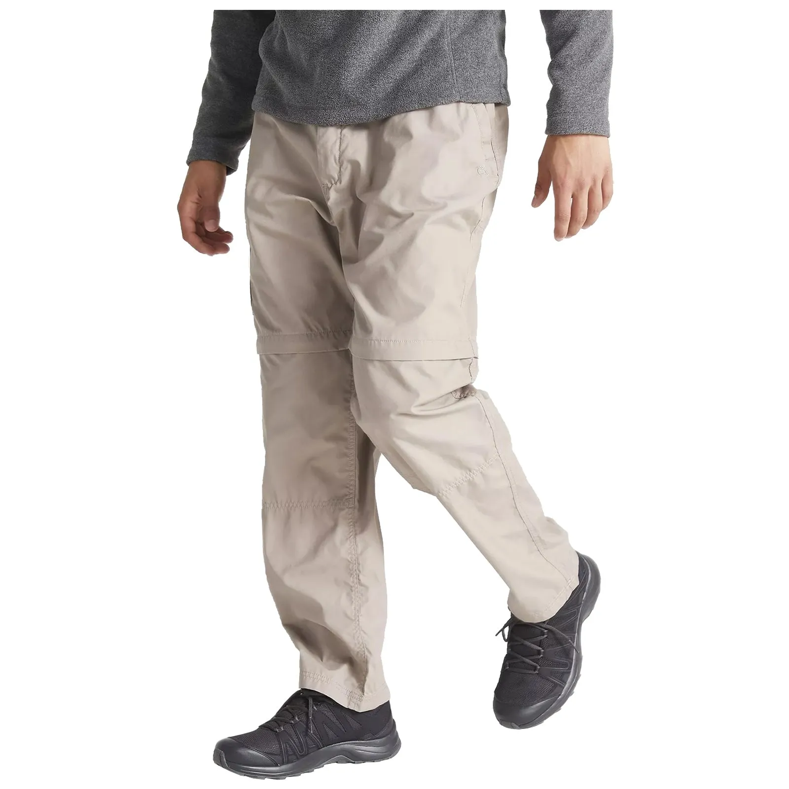 Craghoppers Mens Kiwi Convertible Trousers Sand Cool Fit Regular Fit