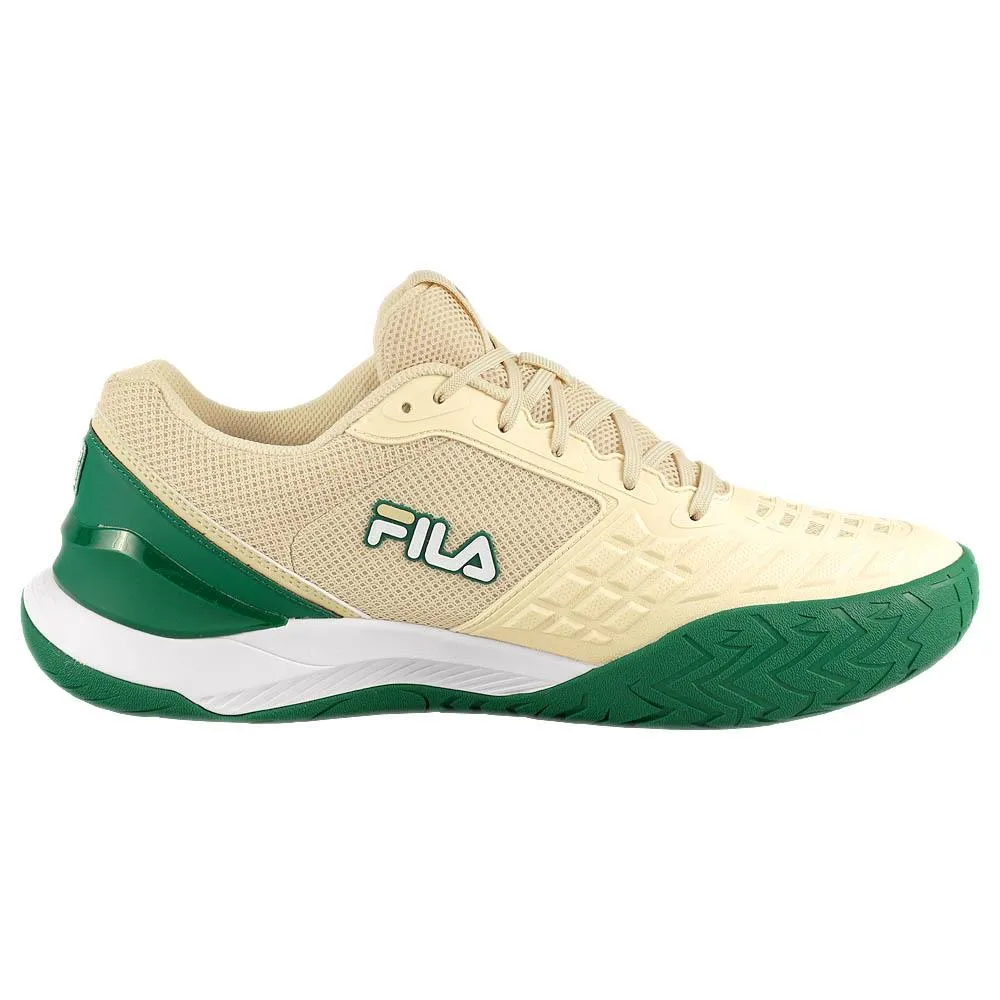Fila Men's Axilus 3 - Whitecap Gray/Aventurine Comfort Fit Mesh Upper