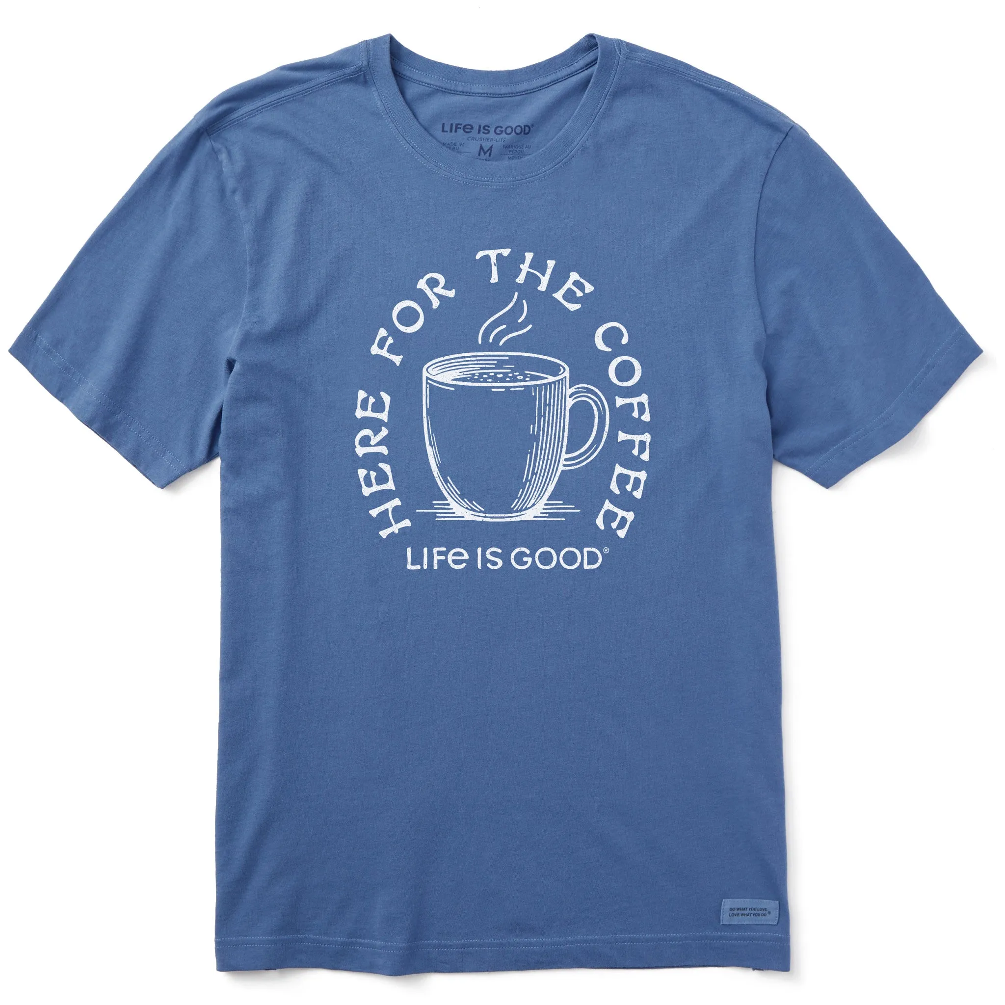 Chill Mode weekday wear Men's Here for the Coffee Short Sleeve Tee