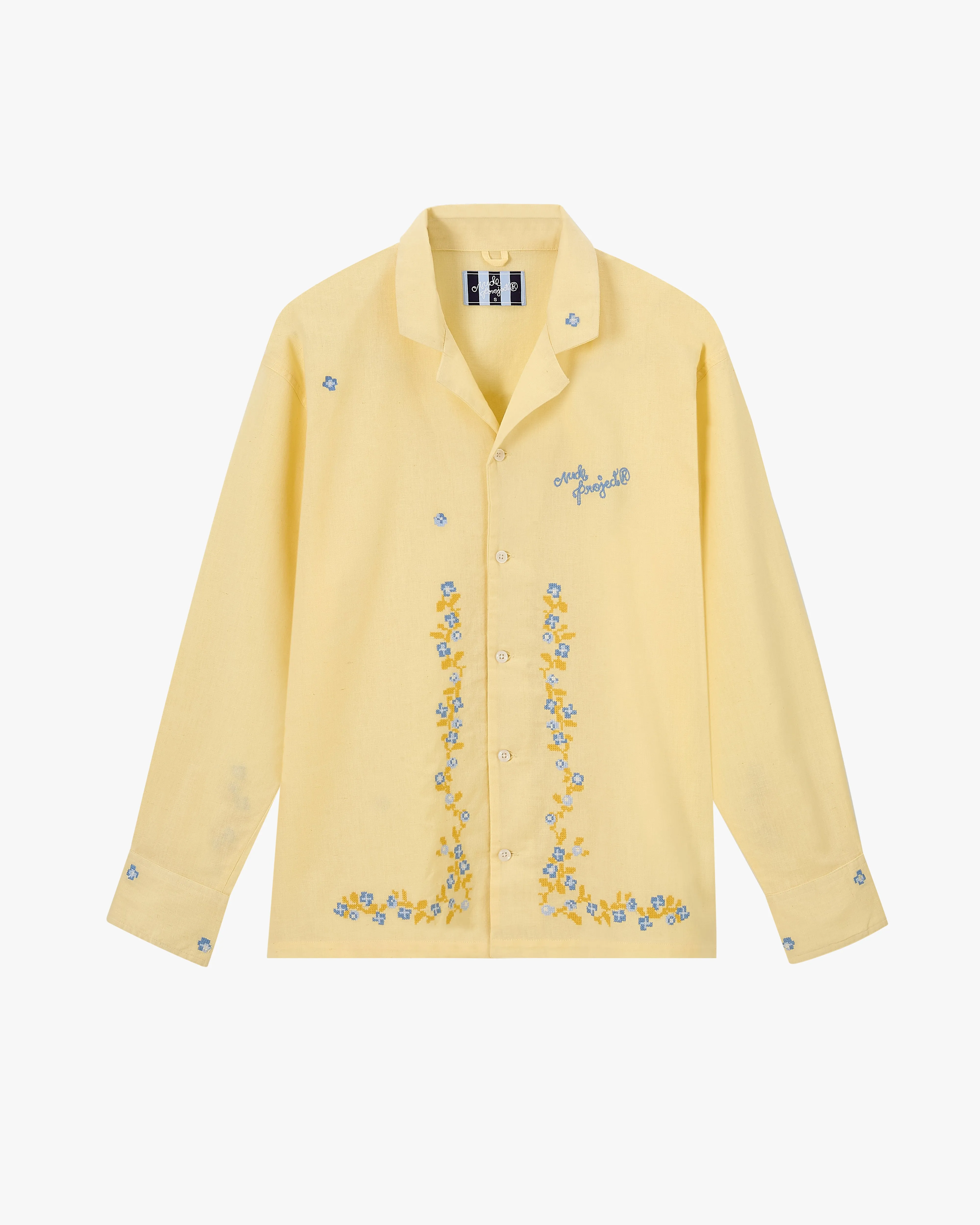 Cloud Shirt Yellow Power Vibe Elegant Dress