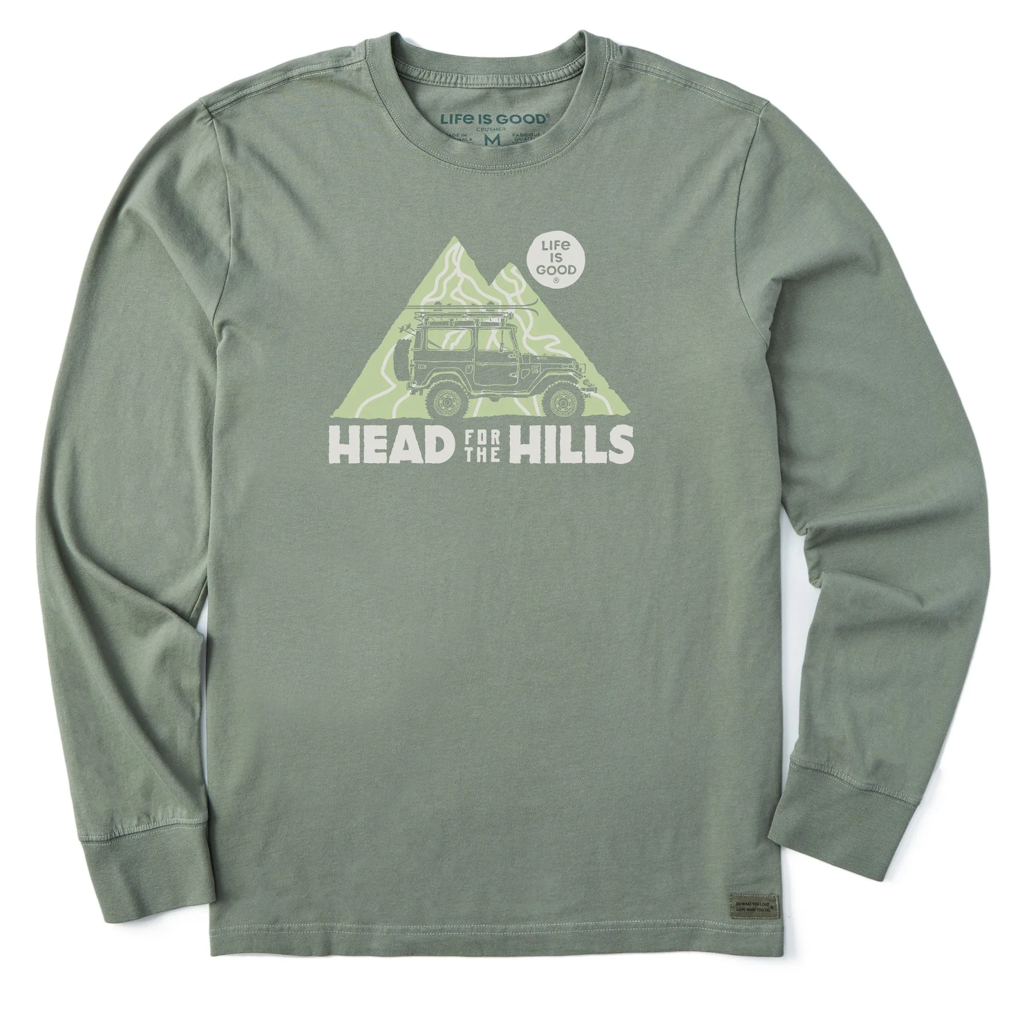 Men's Head for the Hills Ski Rig Long Sleeve Crusher Tee Perfect Comfort Wear