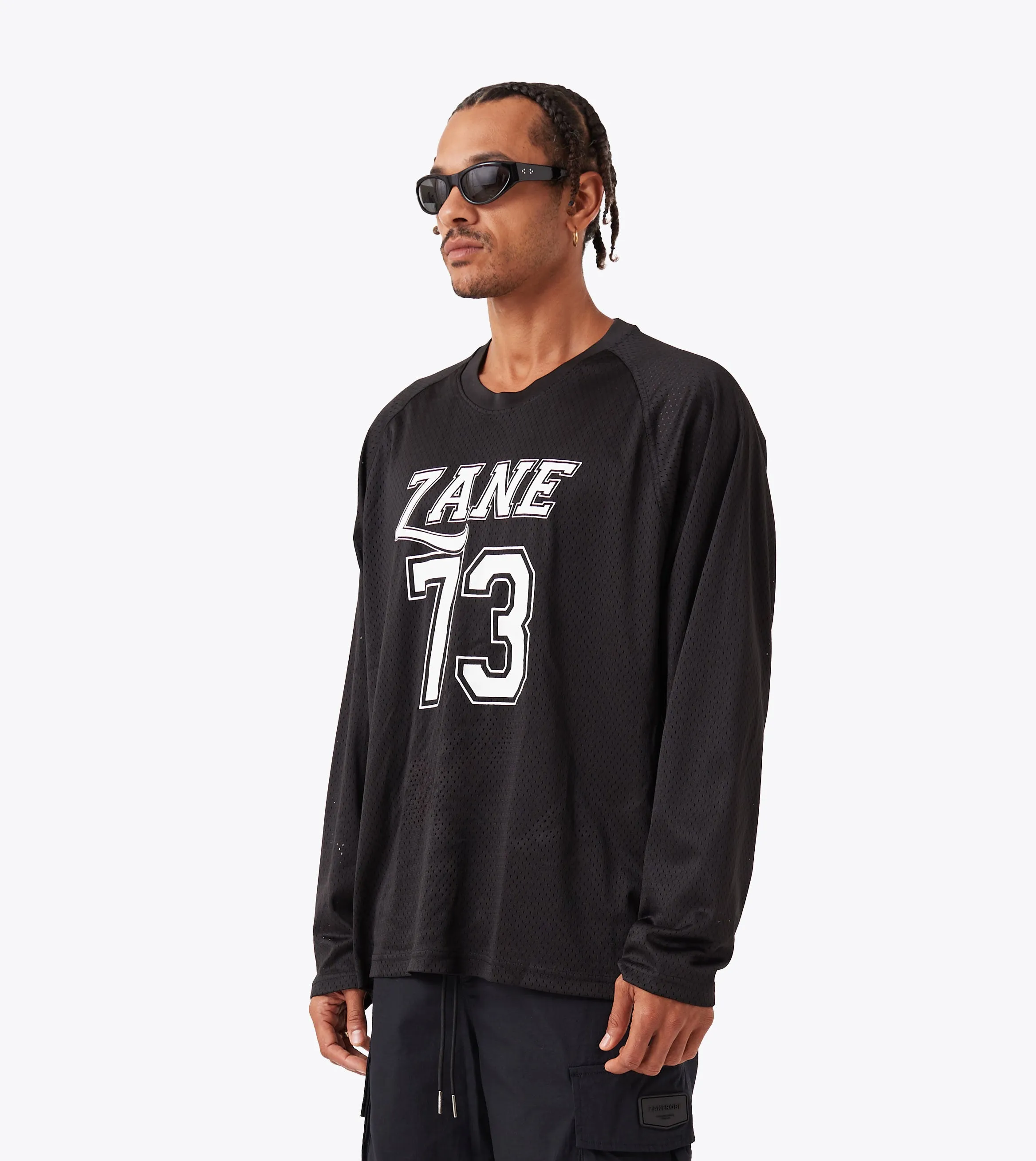 Cozy Stretch 73 Hockey Jersey Black