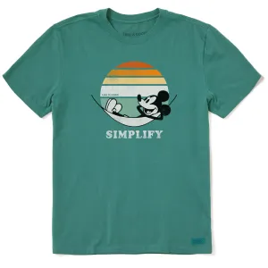 Men's Simplifiy Willie Hammock Short Sleeve Crusher Tee Soft Fabric Kids clothing