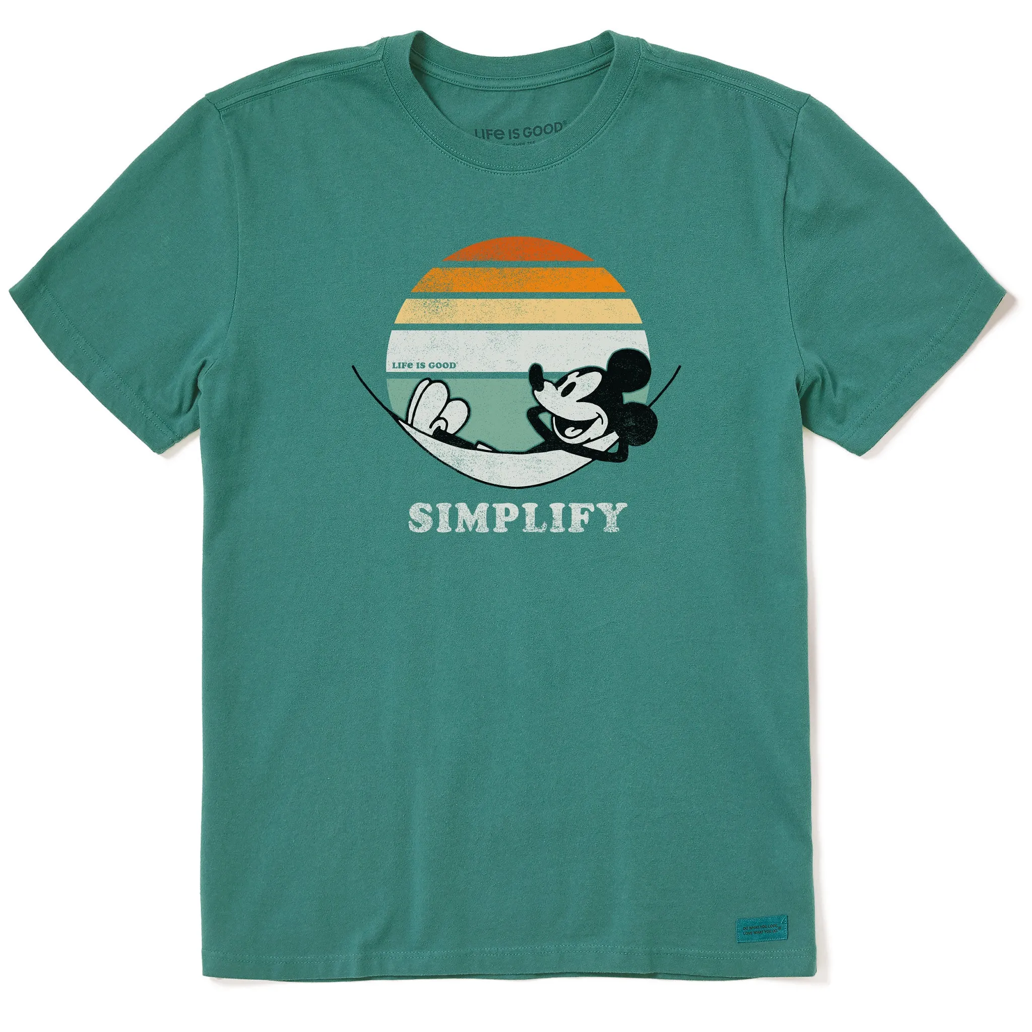 Comfortable Casual Street Ready Men's Simplifiy Willie Hammock Short Sleeve Crusher Tee