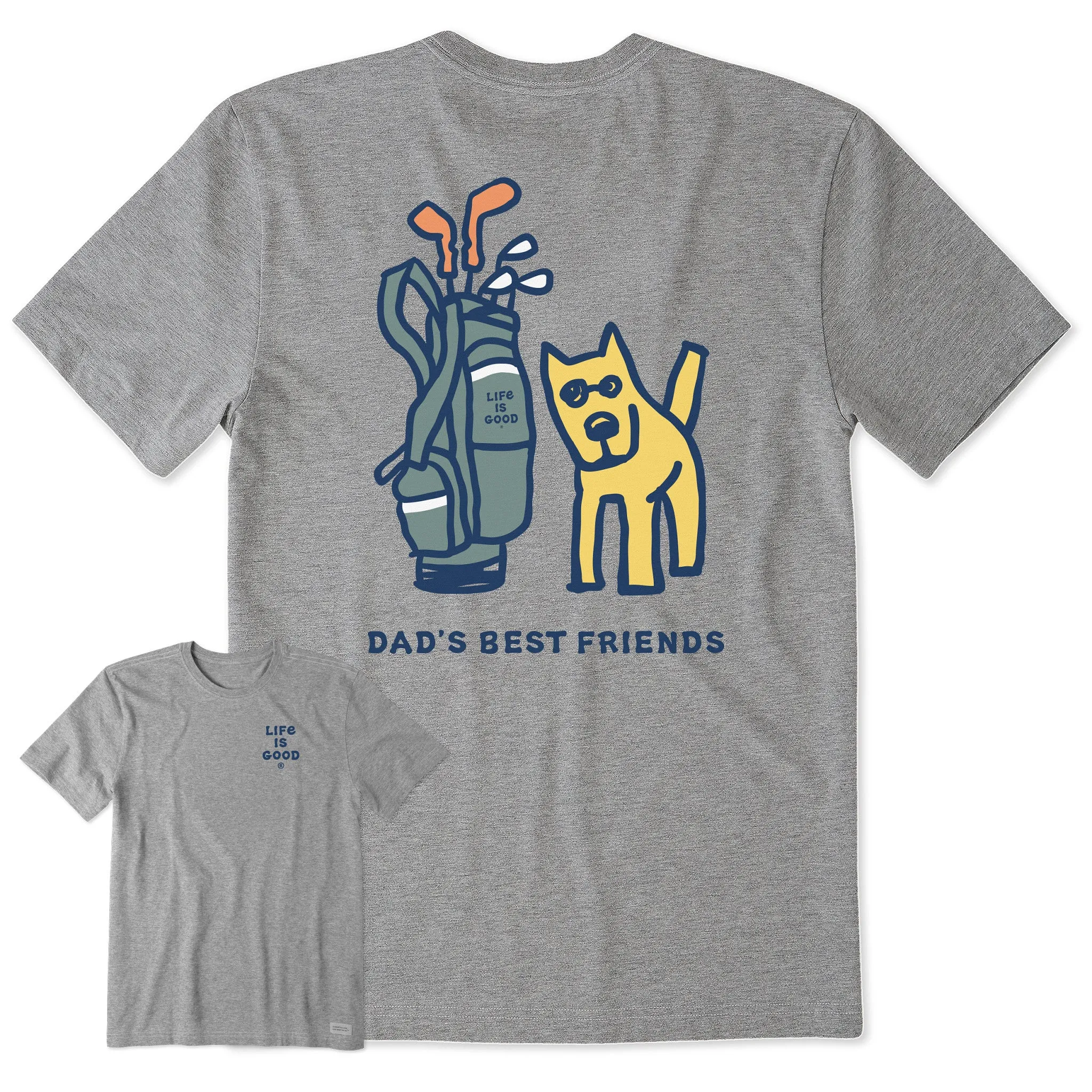 Minimalist fashion Men's Rocket Golf Dads Best Friends Short Sleeve Crusher Tee