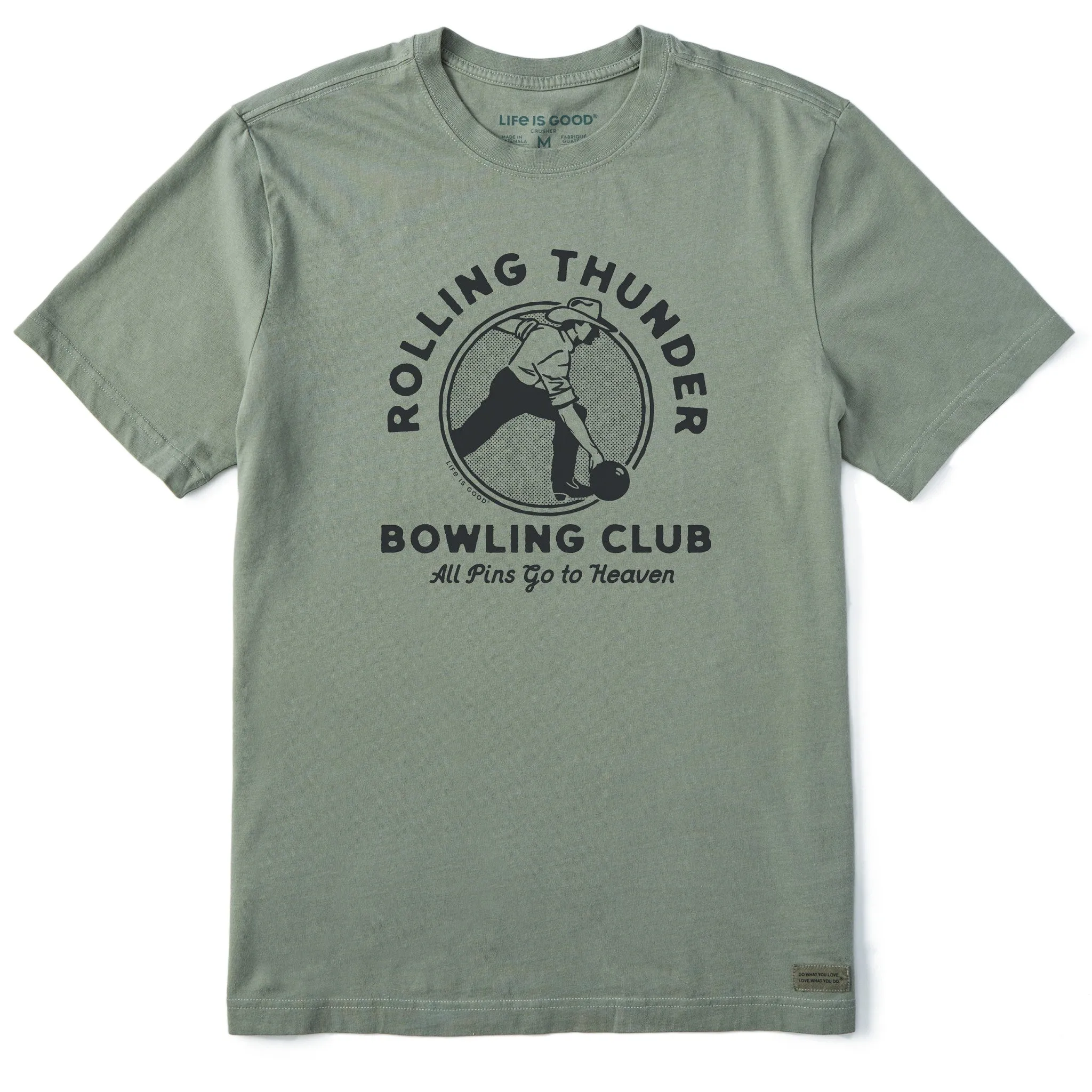 Men's Rolling Thunder Bowling Club Short Sleeve Tee Autumn Wear
