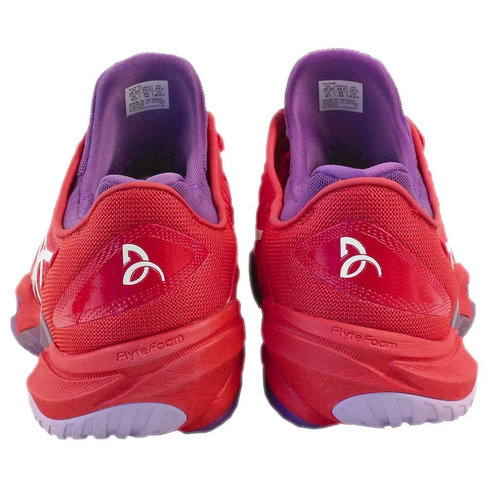 Asics Men's Court FF 3 Novak - Classic Red/White Anti   Fatigue Anti Odor